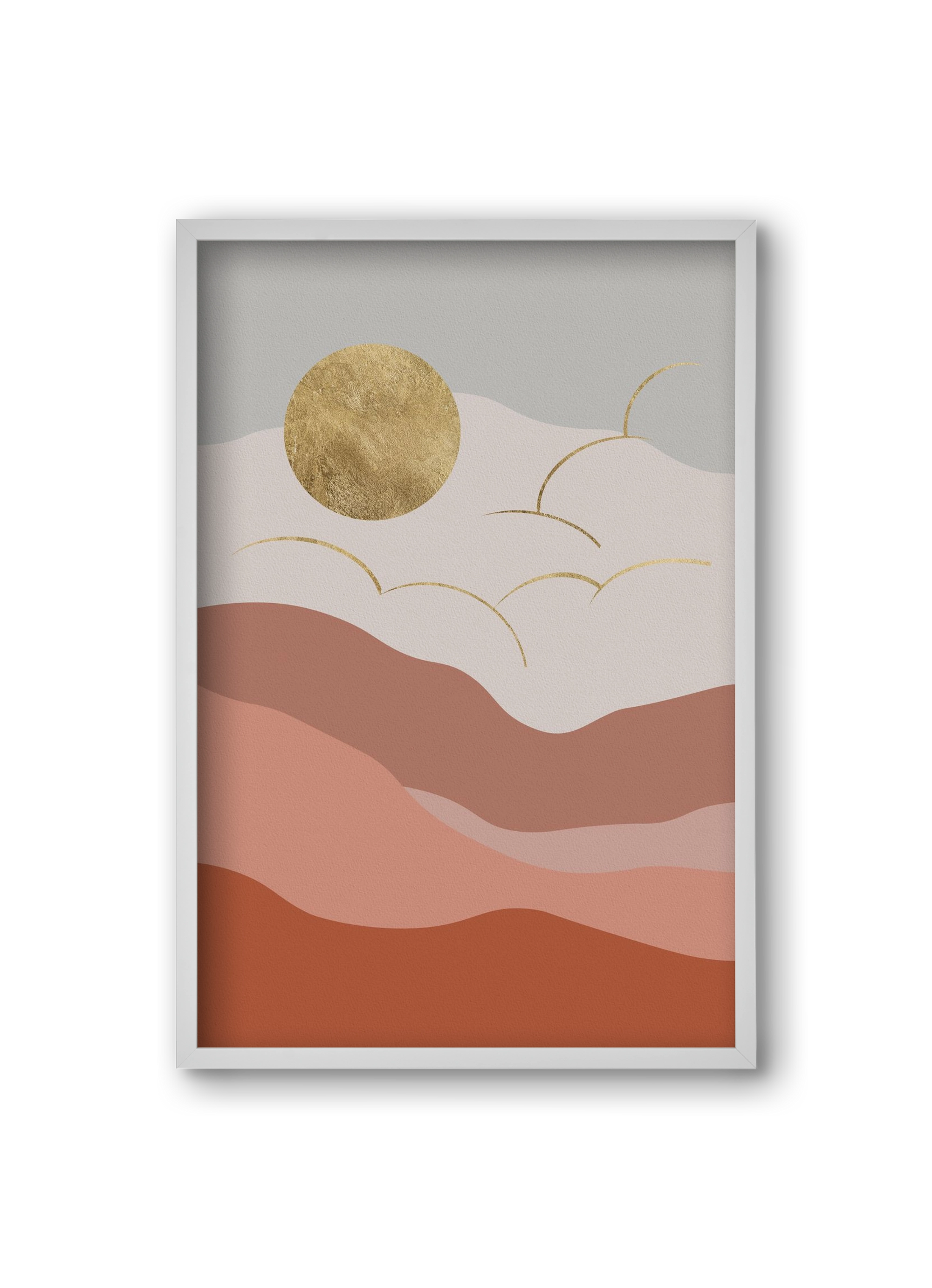 Bohemian Sun, 20x30 cm (20x30 cm), Fehér keret