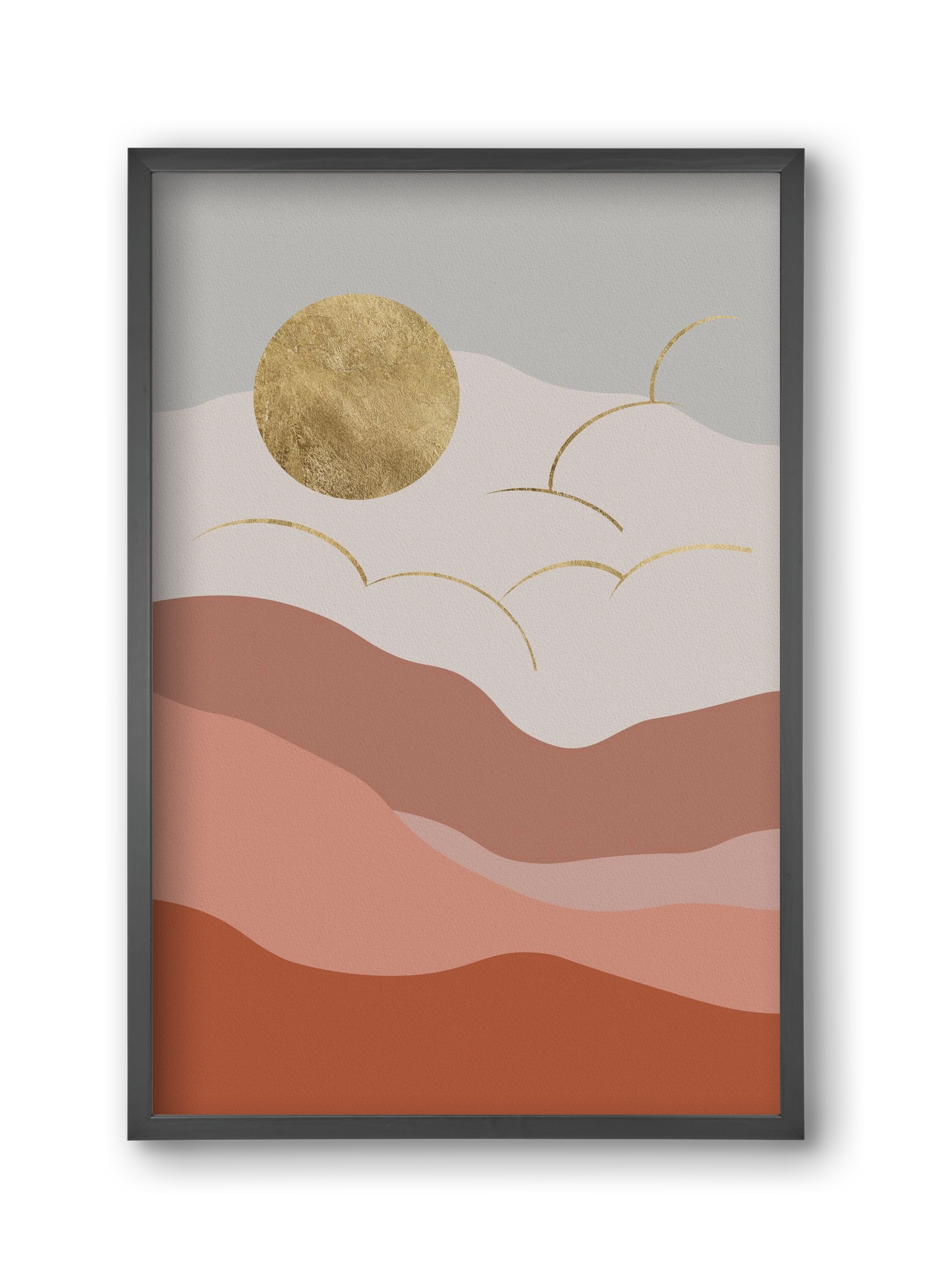 Bohemian Sun, 30x45 cm (30x45 cm), Fekete keret