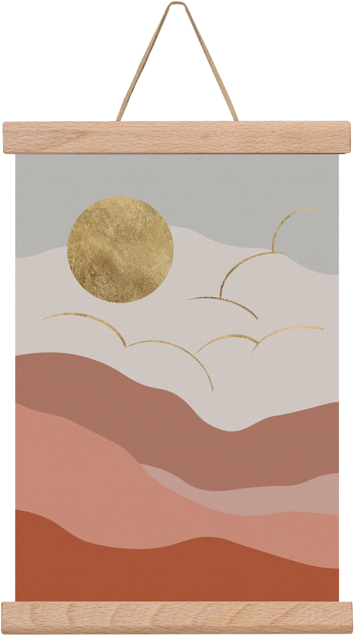 Bohemian Sun, 20x30 cm (20x30 cm), Tölgy akasztó