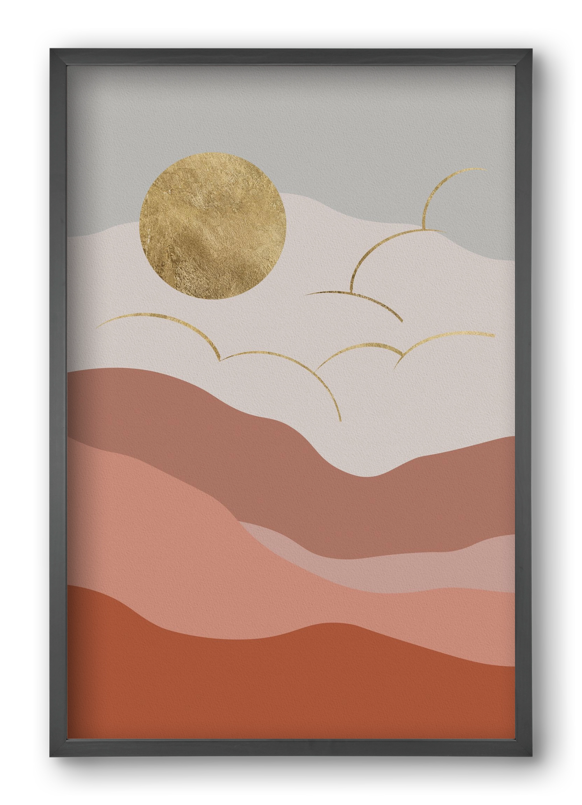 Bohemian Sun, 40x60 cm (40x60 cm), Fekete keret