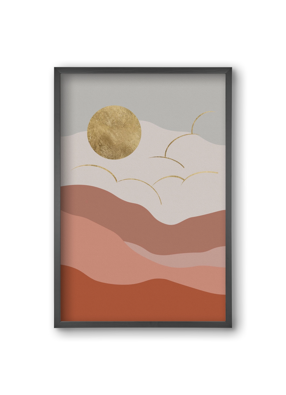 Bohemian Sun, 20x30 cm (20x30 cm), Fekete keret