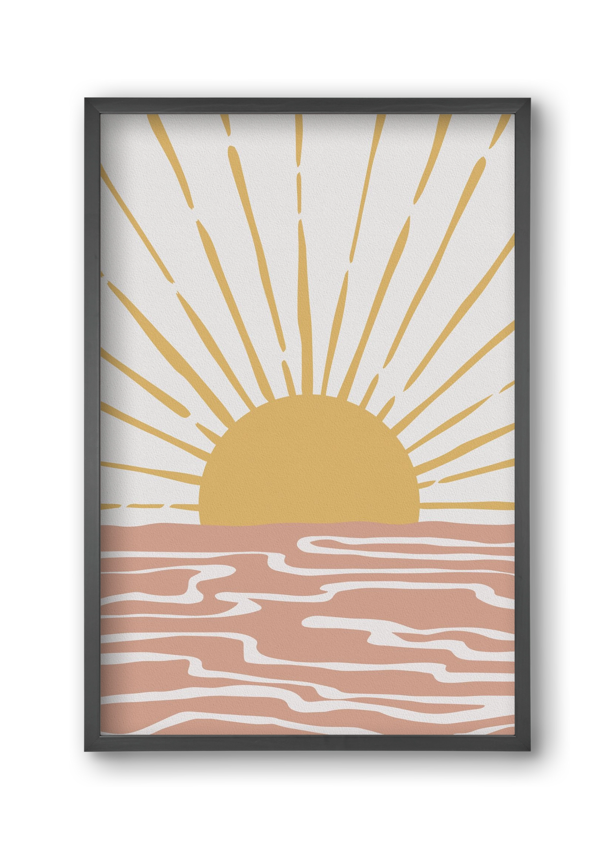 Bohemian Sunshine, 30x45 cm (30x45 cm), Fekete keret