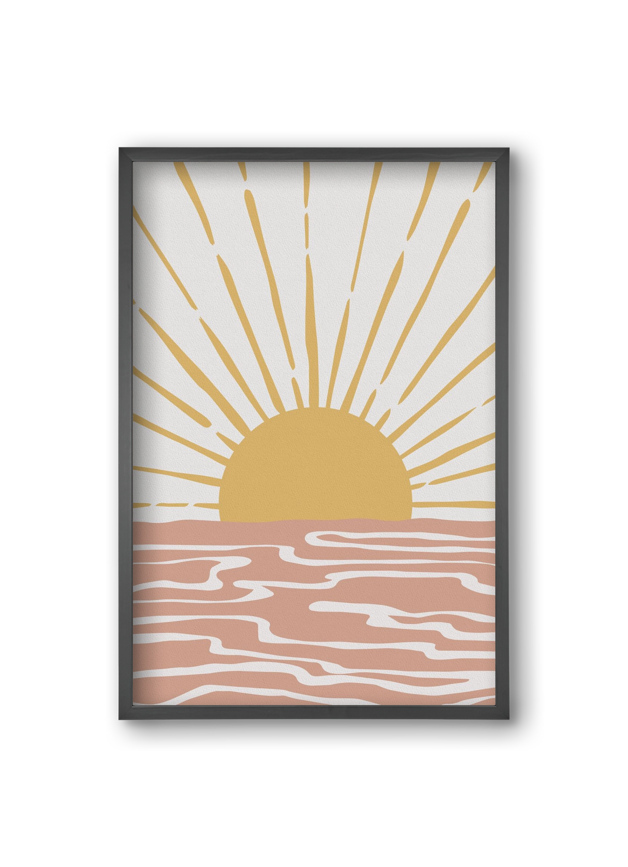 Bohemian Sunshine, 20x30 cm (20x30 cm), Fekete keret