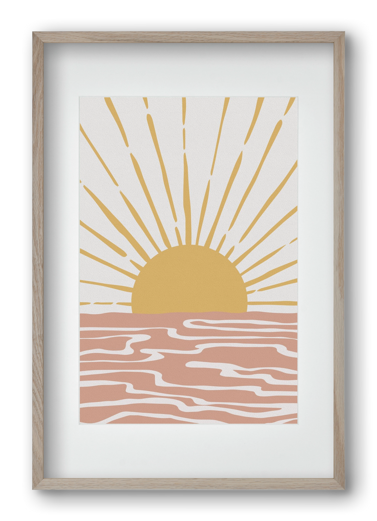 Bohemian Sunshine, 40x60 cm (30x45 cm), Tölgy keret, paszpartuval