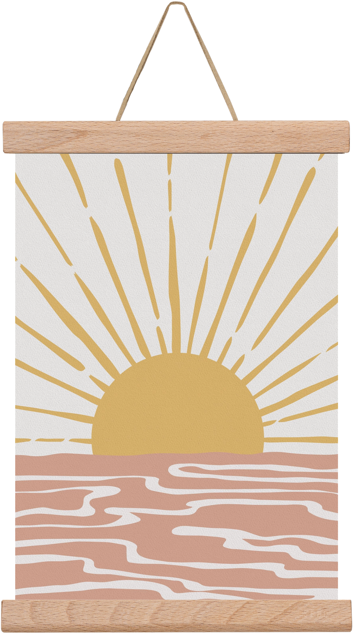 Bohemian Sunshine, 20x30 cm (20x30 cm), Tölgy akasztó