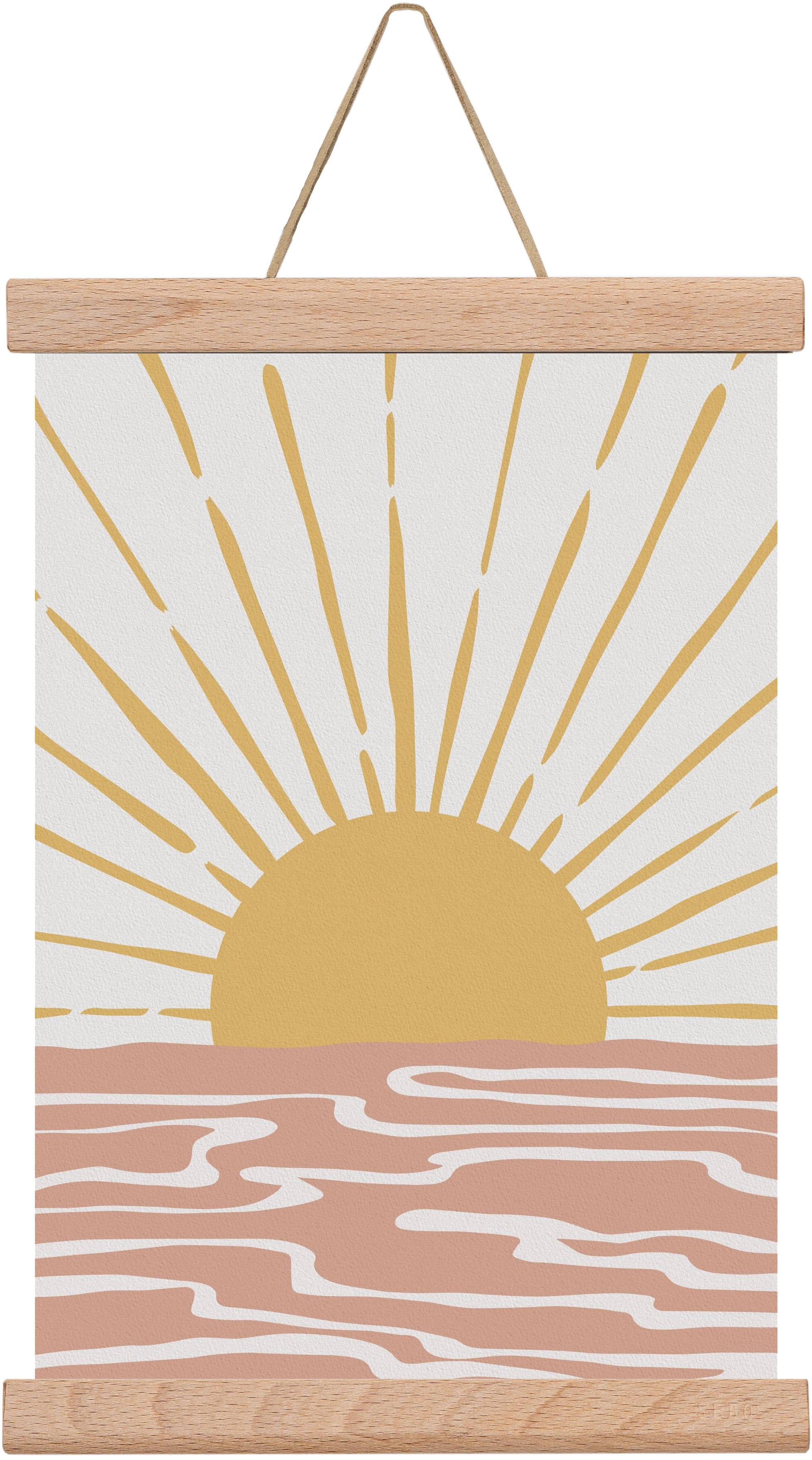 Bohemian Sunshine, 20x30 cm (20x30 cm), Tölgy akasztó