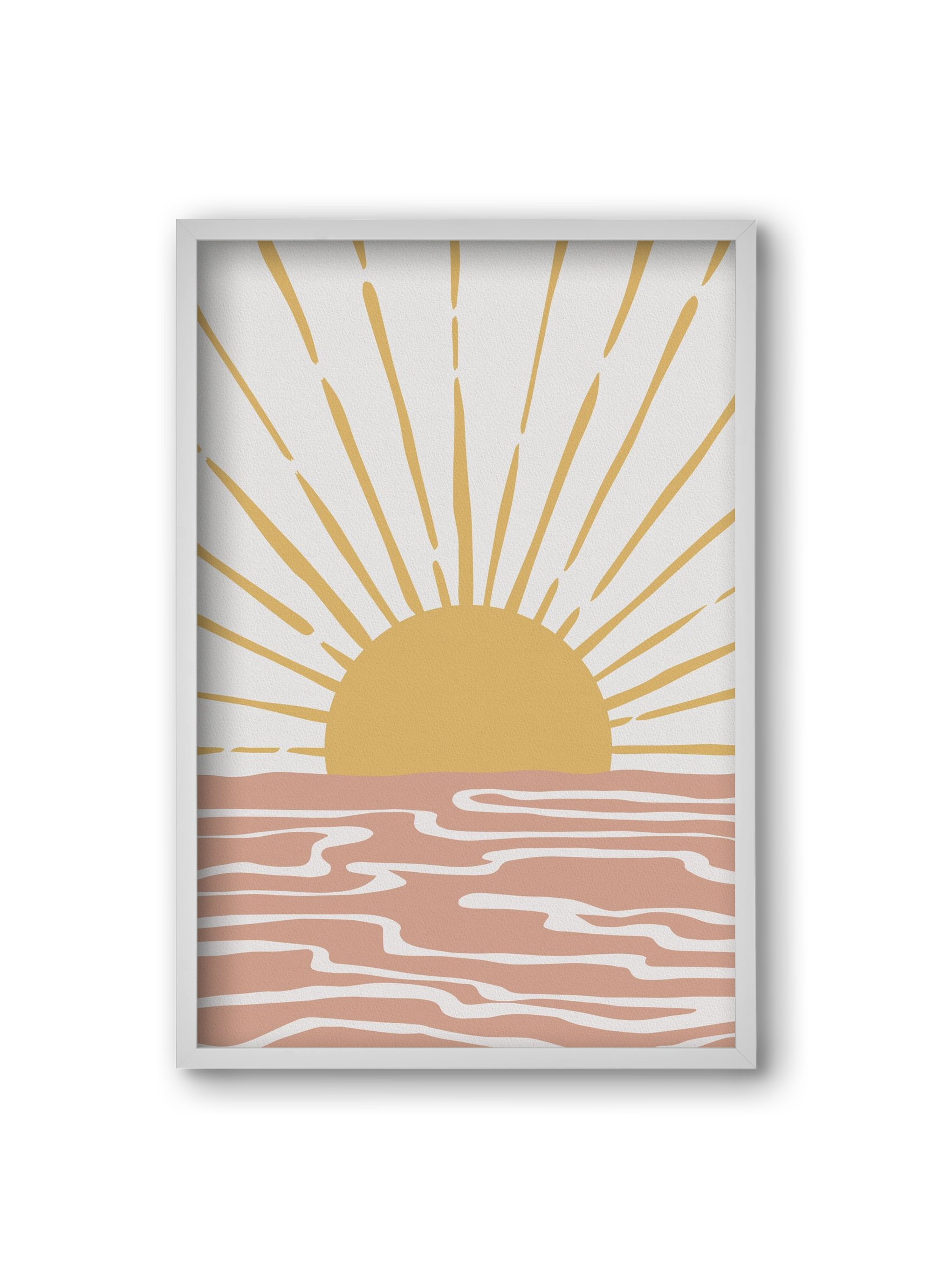 Bohemian Sunshine, 20x30 cm (20x30 cm), Fehér keret