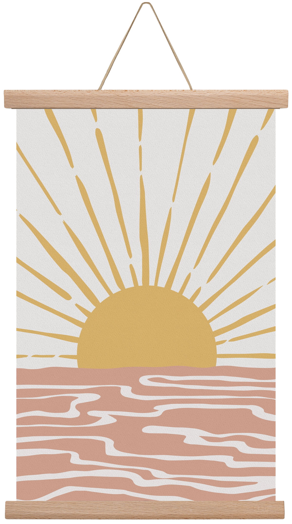 Bohemian Sunshine, 30x45 cm (30x45 cm), Tölgy akasztó