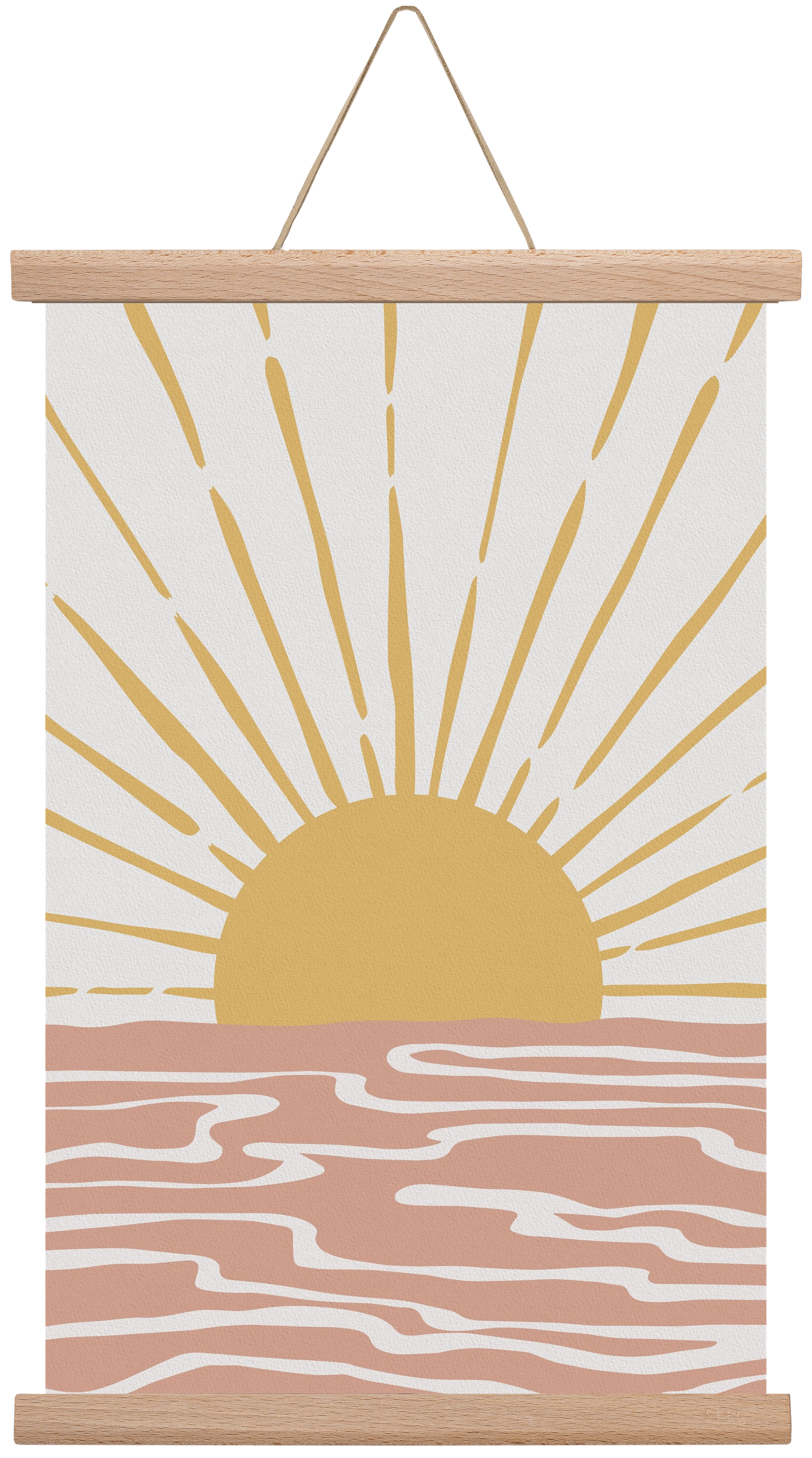 Bohemian Sunshine, 30x45 cm (30x45 cm), Tölgy akasztó