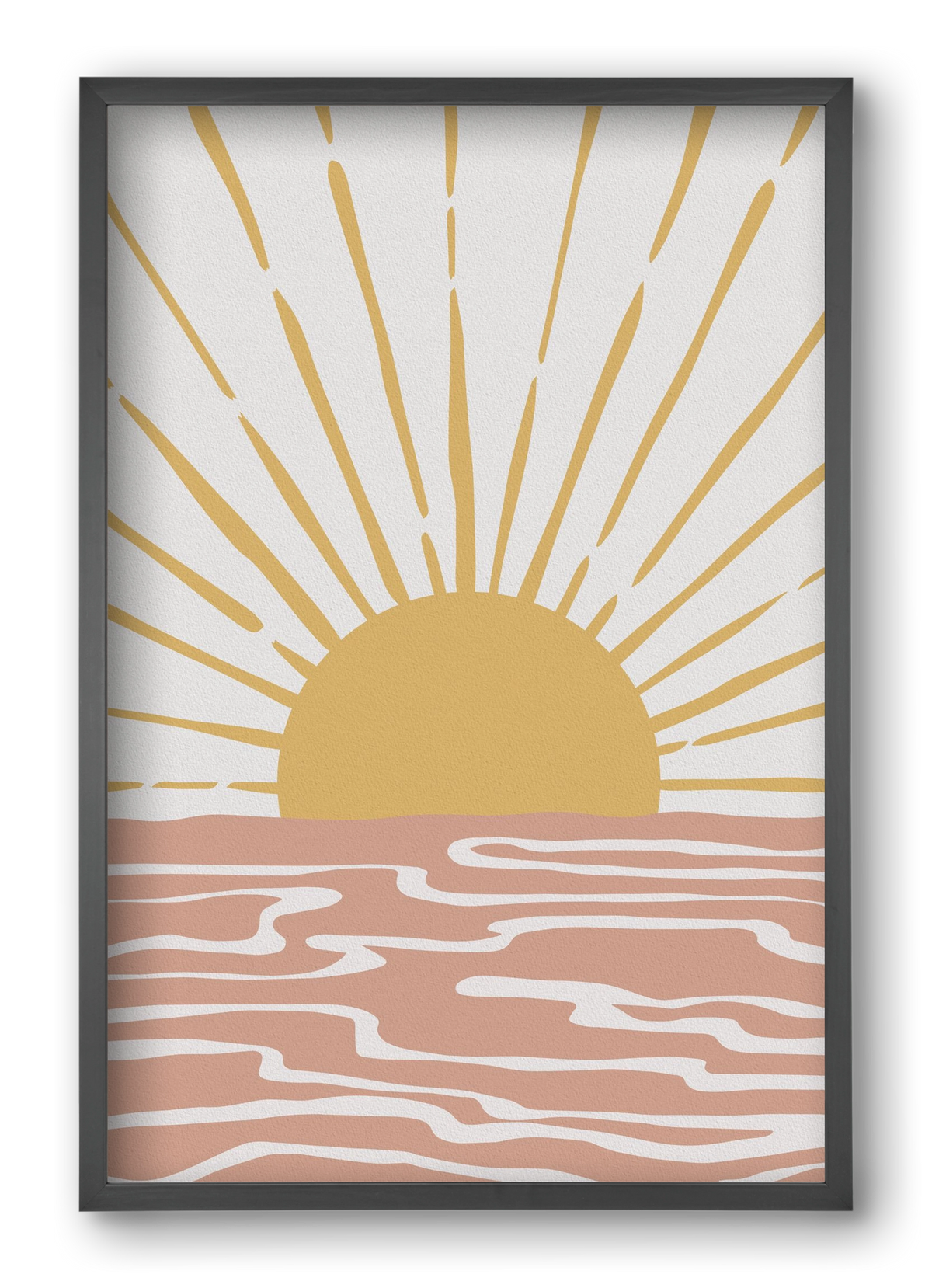 Bohemian Sunshine, 40x60 cm (40x60 cm), Fekete keret