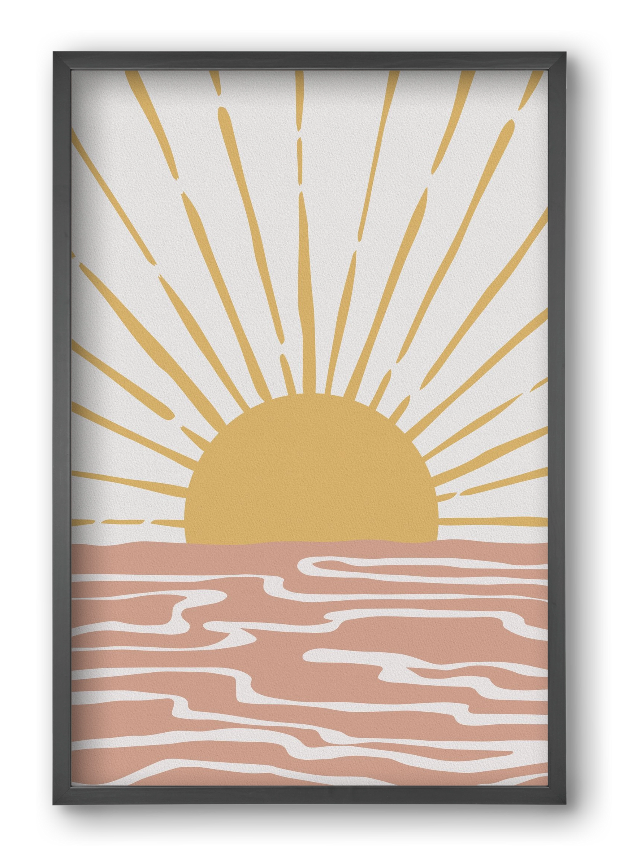 Bohemian Sunshine, 40x60 cm (40x60 cm), Fekete keret