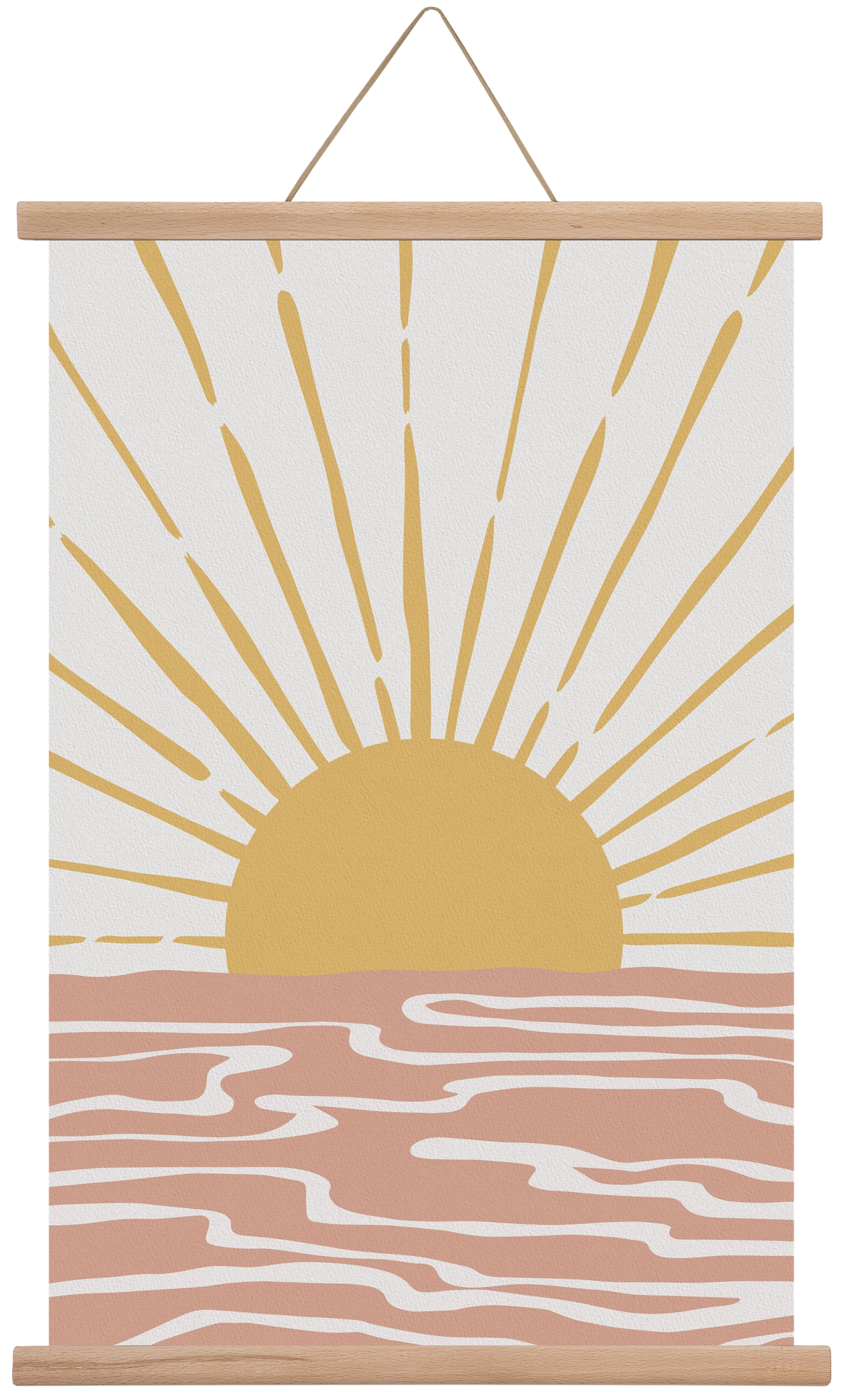 Bohemian Sunshine, 40x60 cm (40x60 cm), Tölgy akasztó