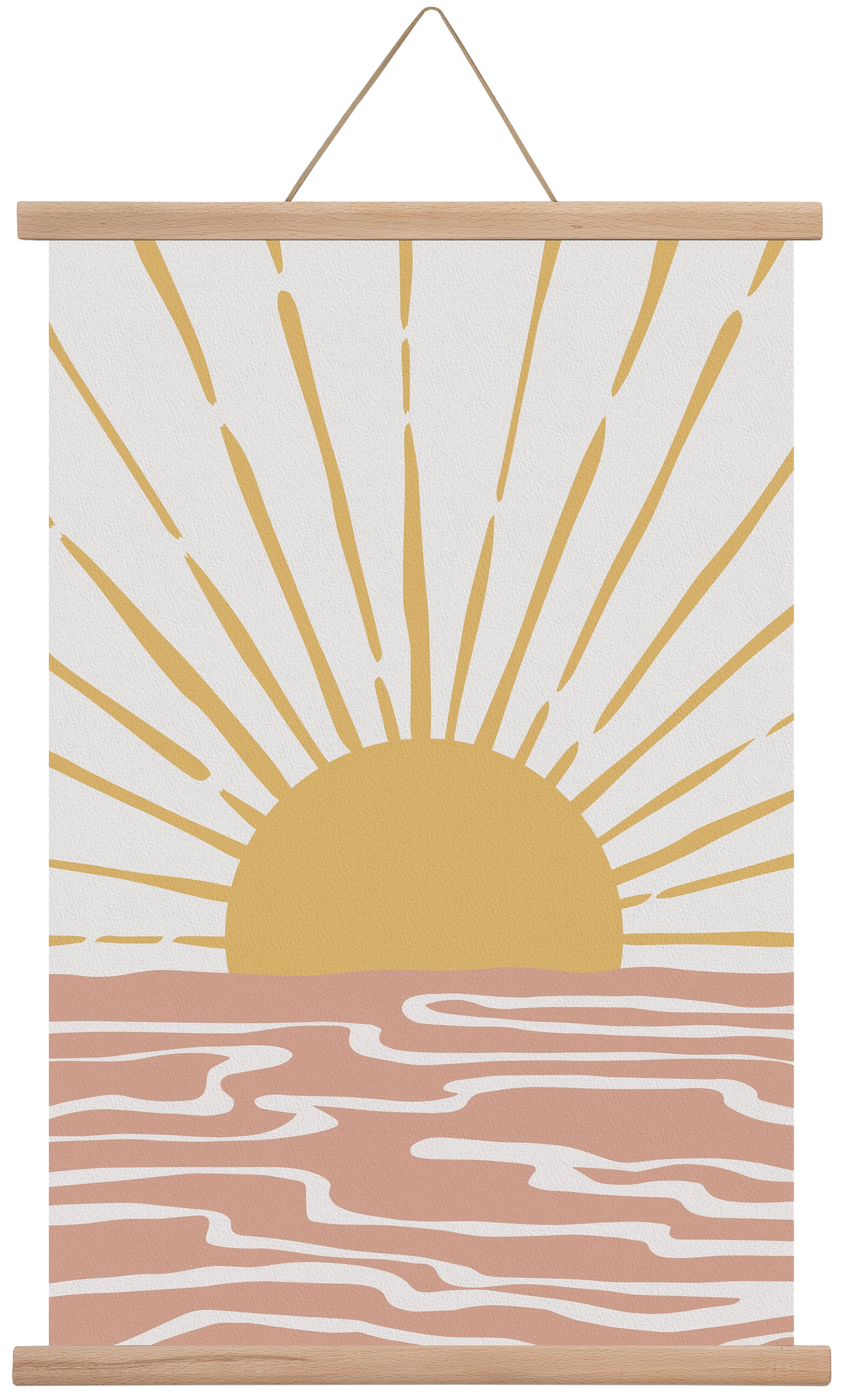 Bohemian Sunshine, 40x60 cm (40x60 cm), Tölgy akasztó