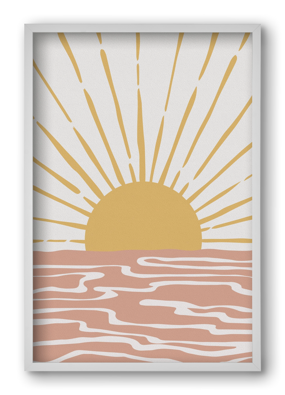 Bohemian Sunshine, 40x60 cm (40x60 cm), Fehér keret