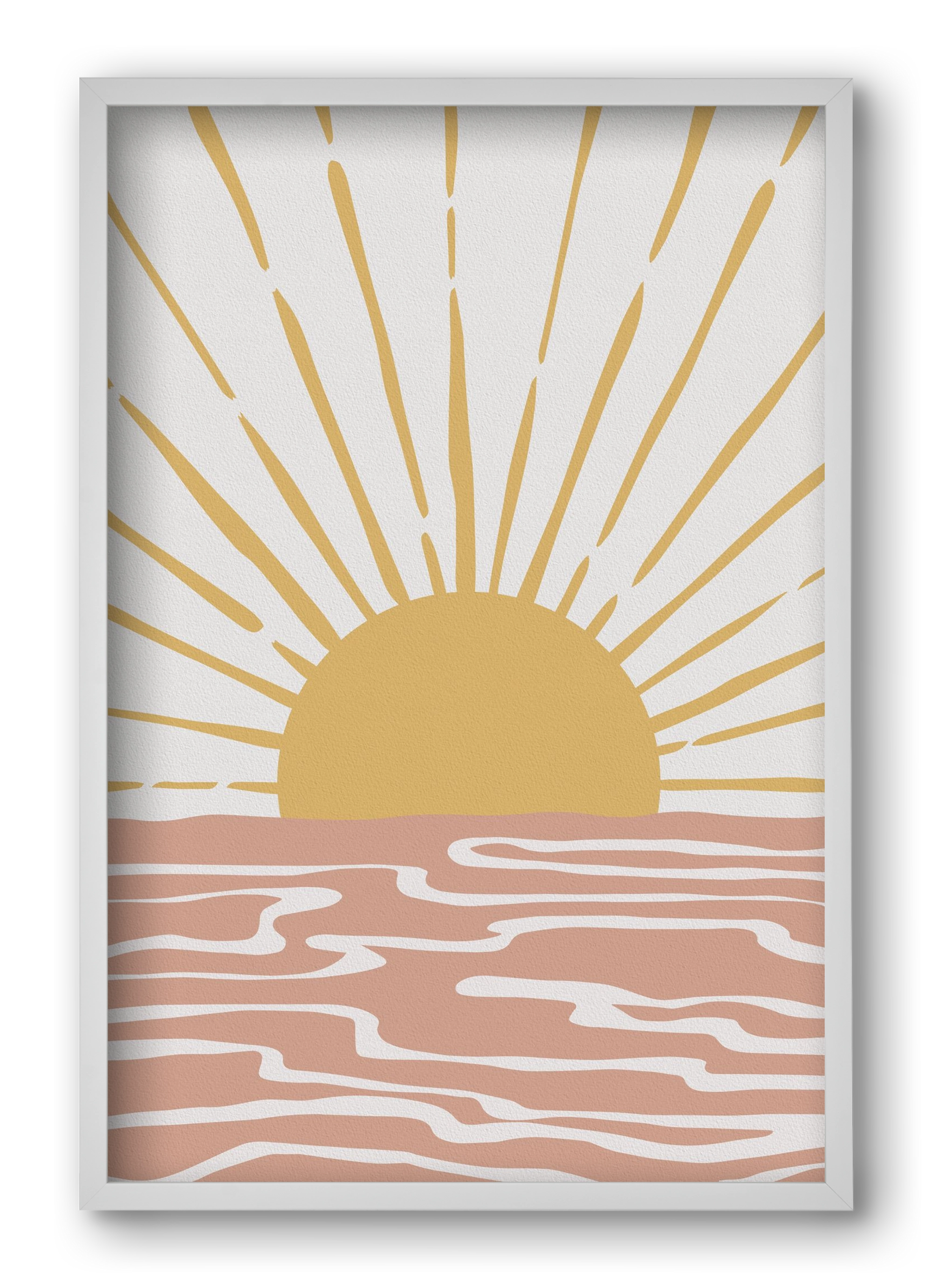 Bohemian Sunshine, 40x60 cm (40x60 cm), Fehér keret