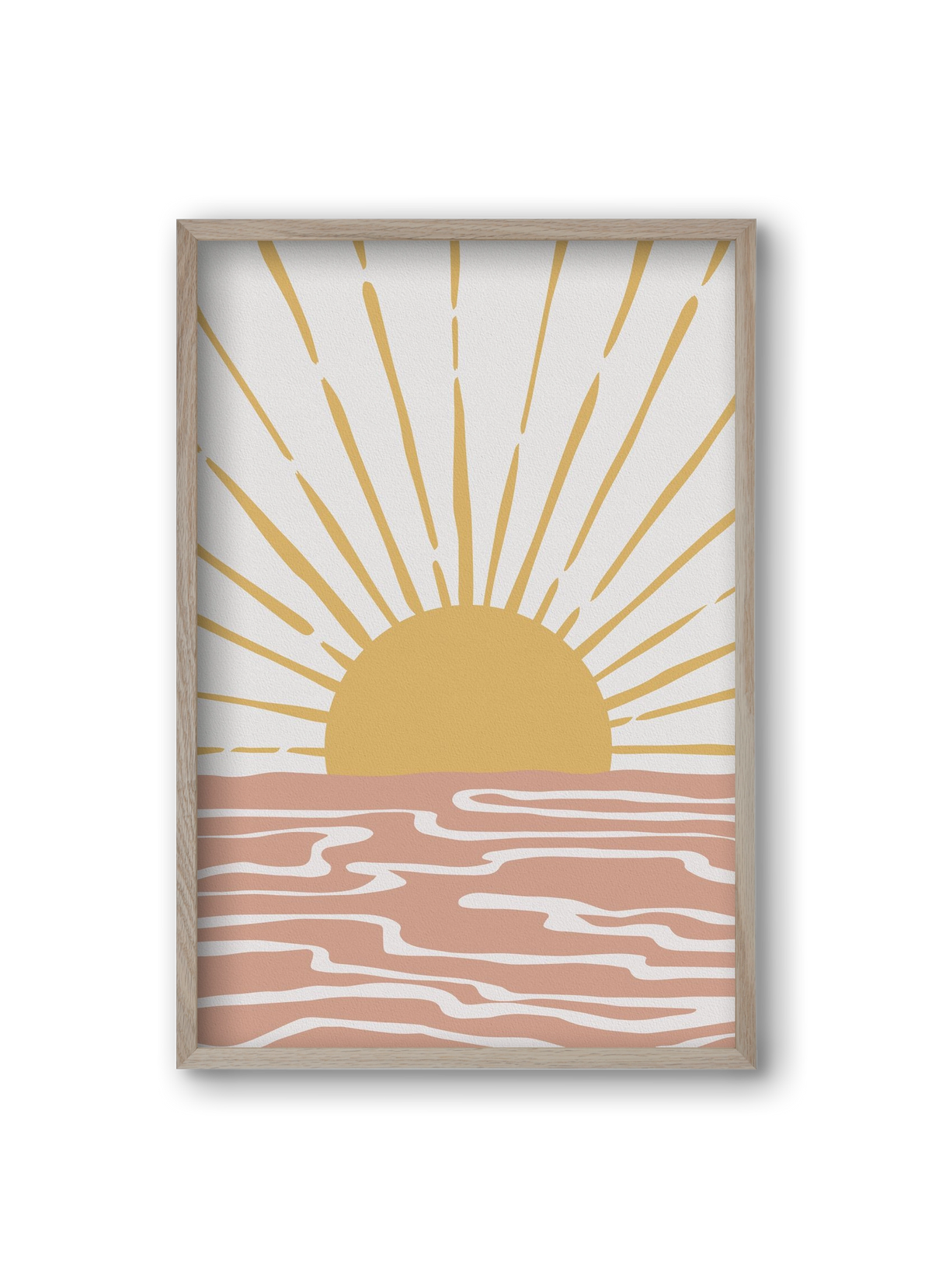 Bohemian Sunshine, 20x30 cm (20x30 cm), Tölgy keret