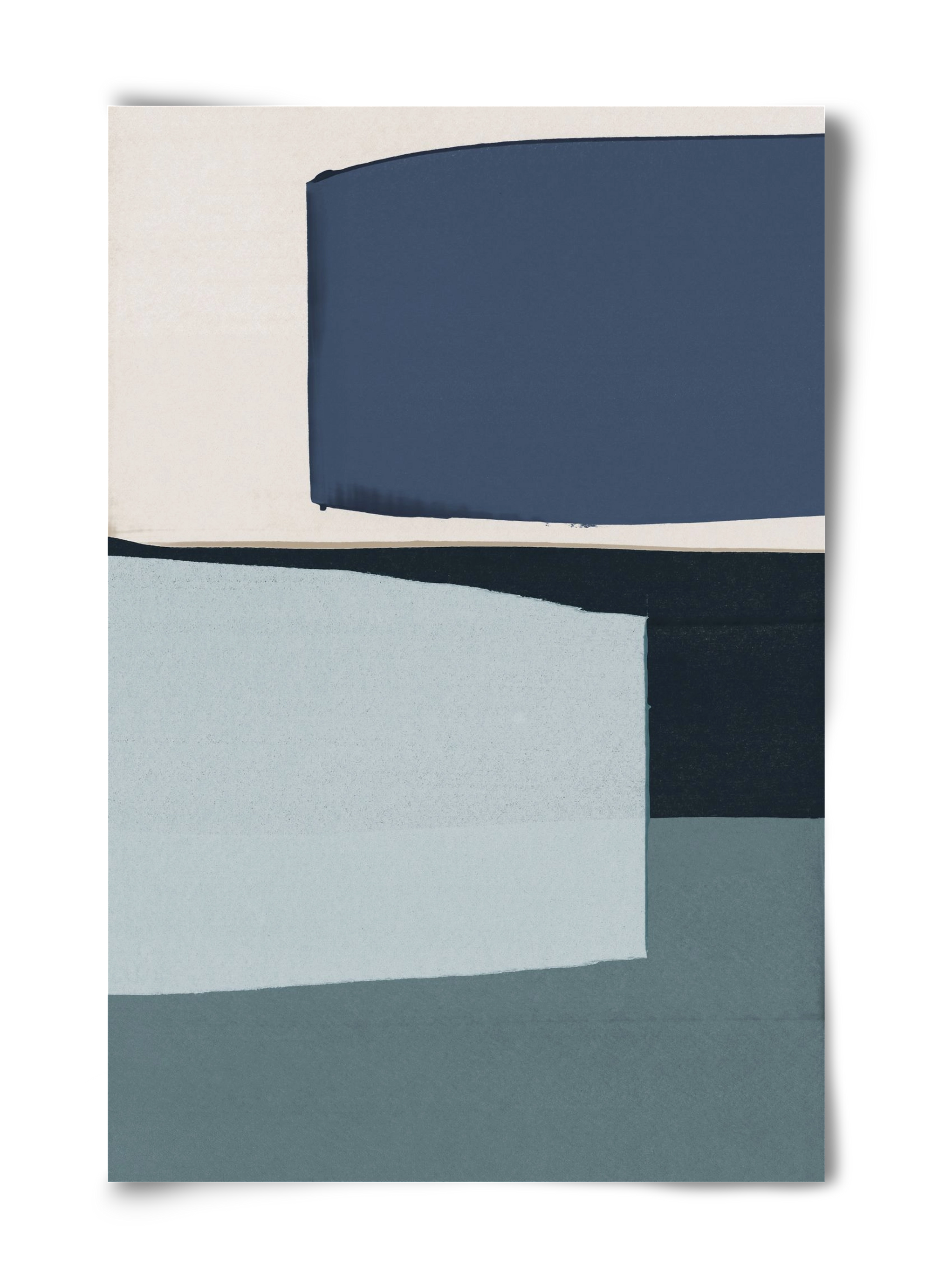 Calm Blue, 40x60 cm, Keret nélkül