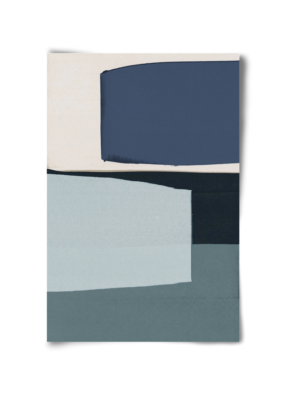 Calm Blue, 30x45 cm, Keret nélkül