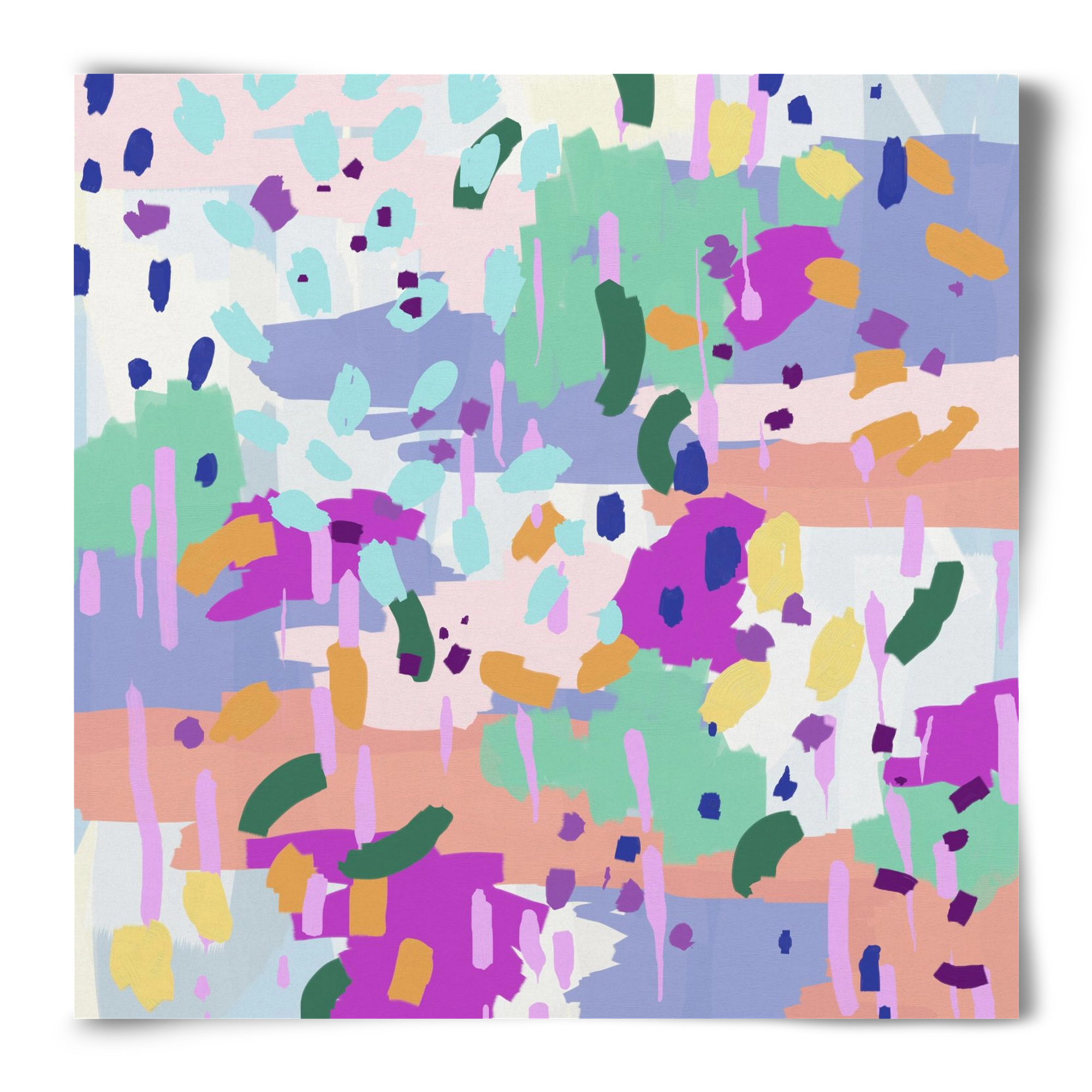 Oil Abstract I, 50x50 cm, Keret nélkül