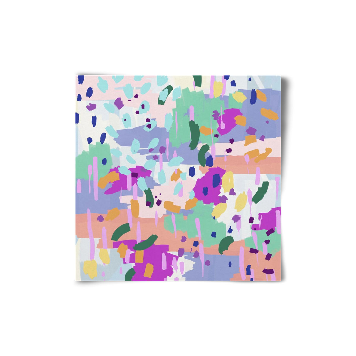 Oil Abstract I, 20x20 cm, Keret nélkül