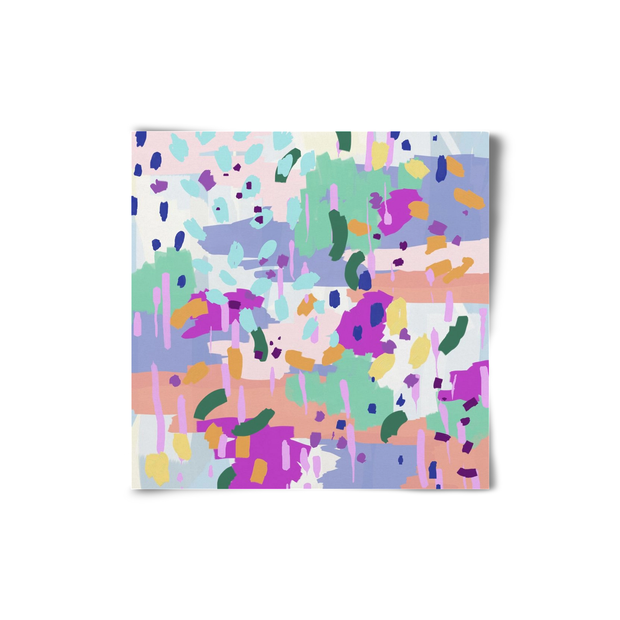 Oil Abstract I, 20x20 cm, Keret nélkül