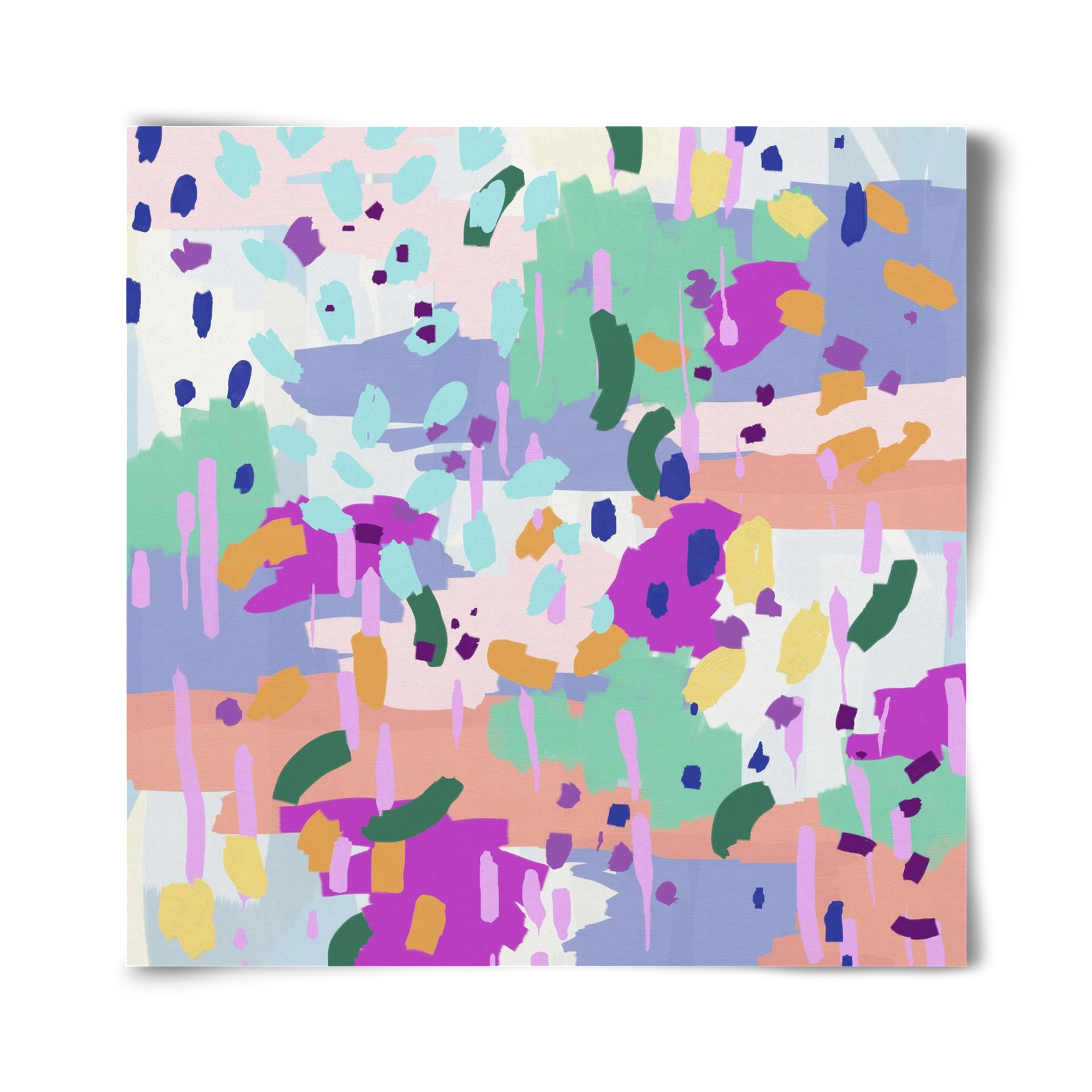 Oil Abstract I, 40x40 cm, Keret nélkül