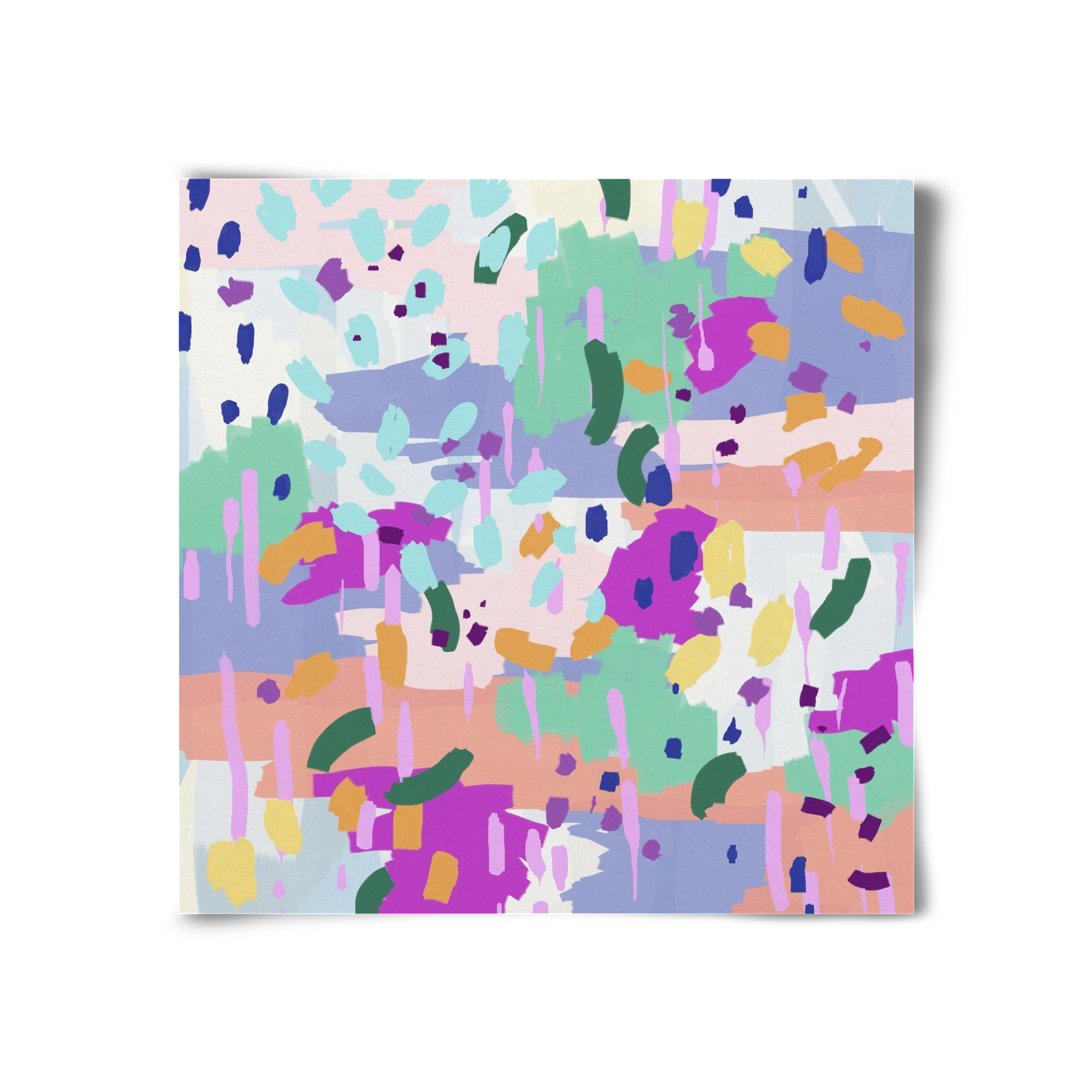 Oil Abstract I, 30x30 cm, Keret nélkül