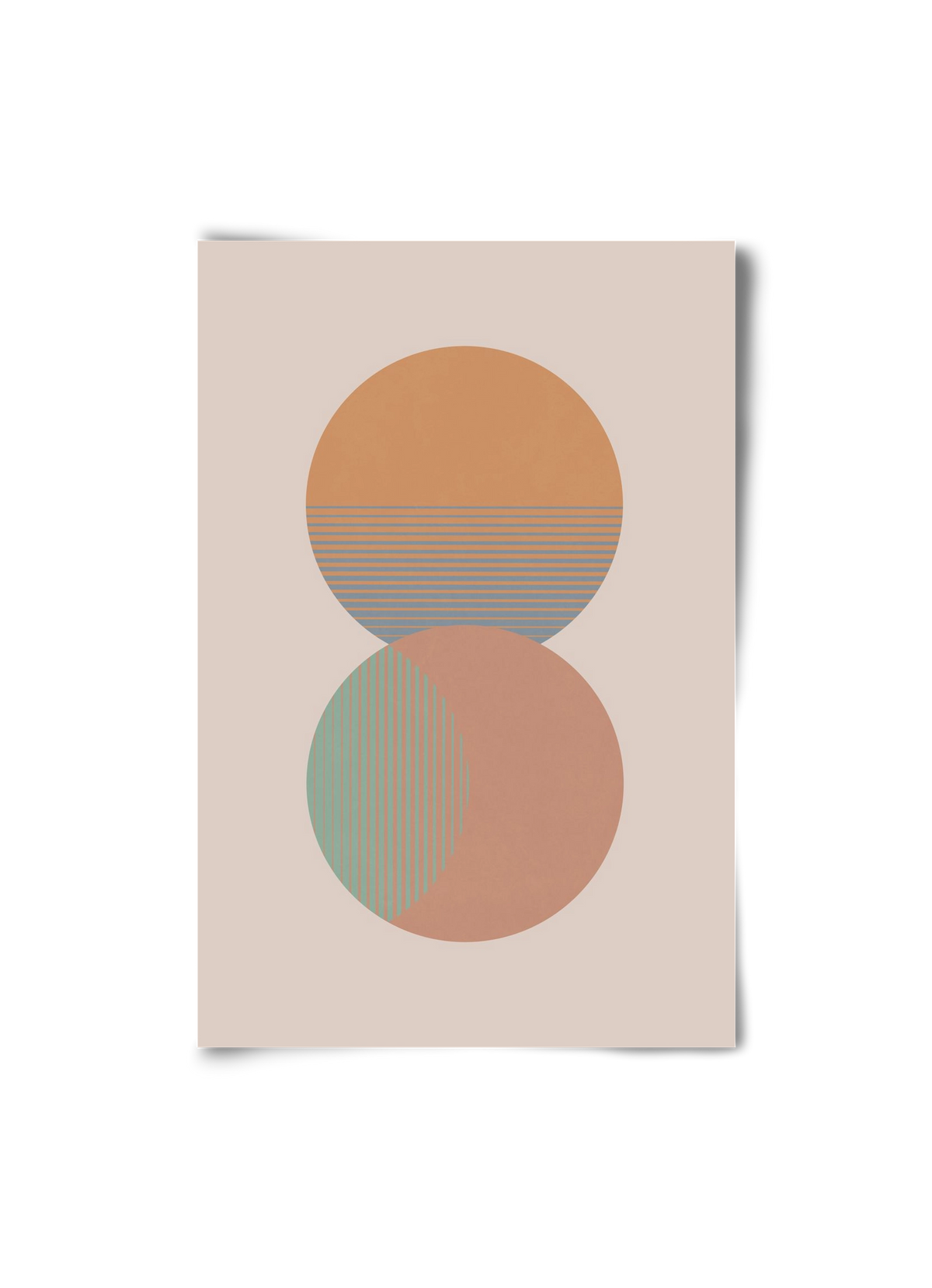 Circle Sun & Moon Colour, 20x30 cm, Keret nélkül