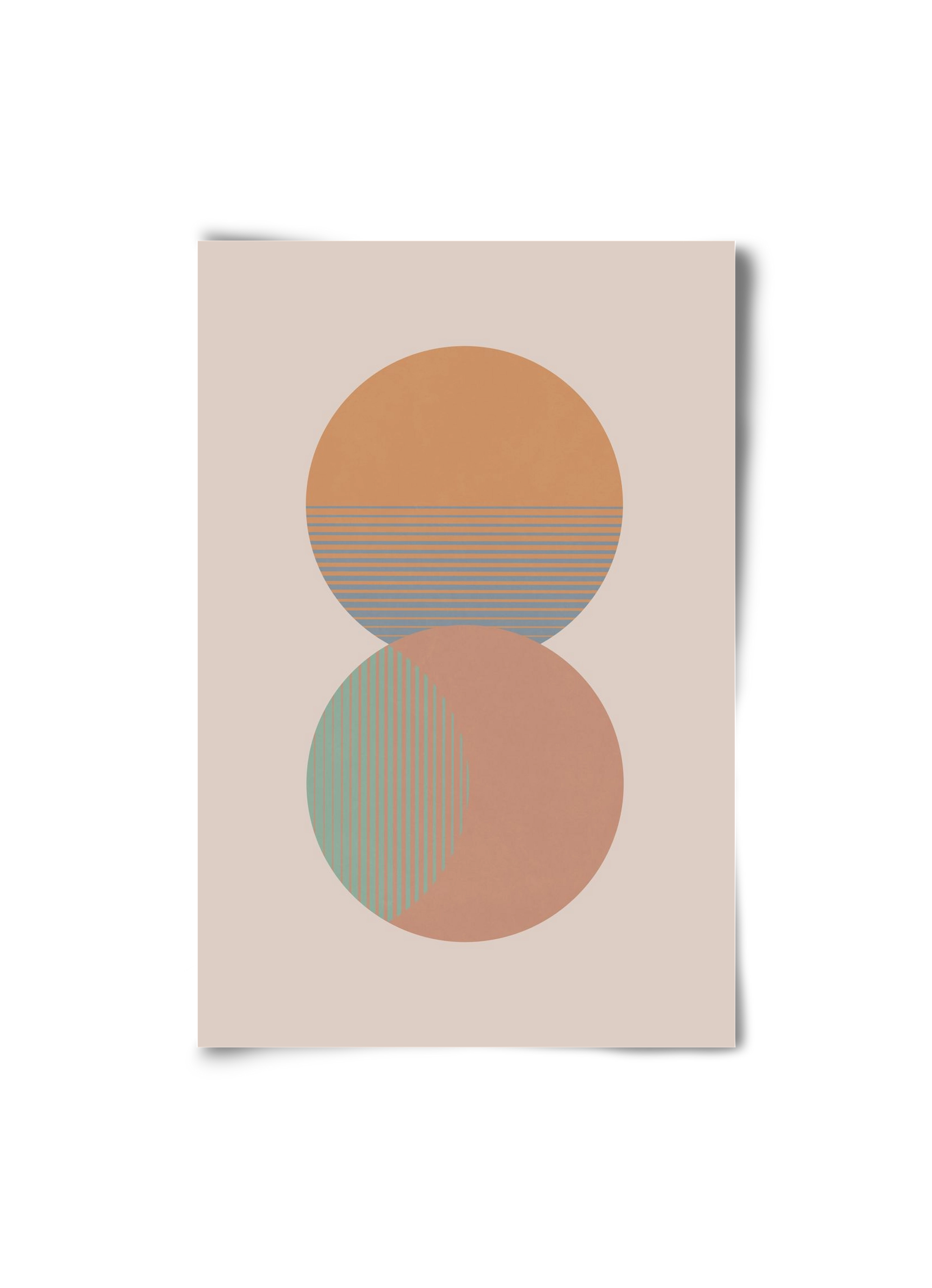 Circle Sun & Moon Colour, 20x30 cm, Keret nélkül