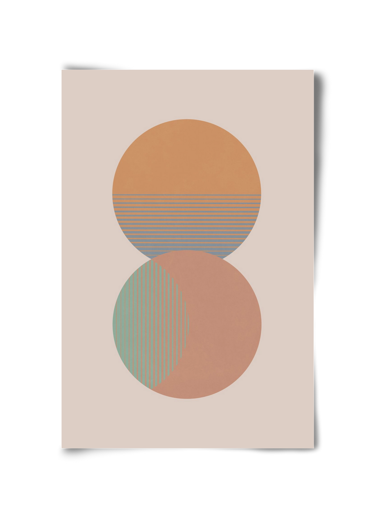 Circle Sun & Moon Colour, 30x45 cm, Keret nélkül