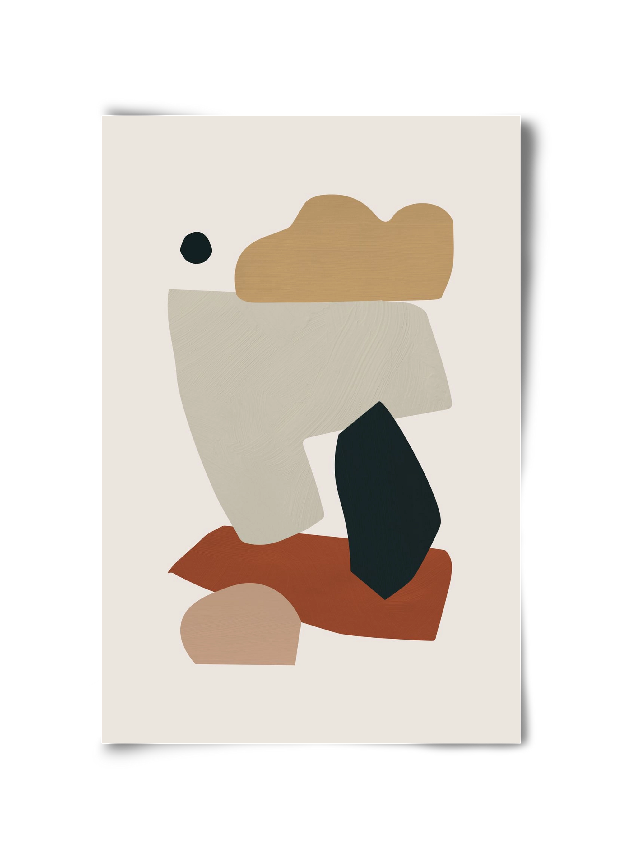 Collage Earth I, 30x45 cm, Keret nélkül