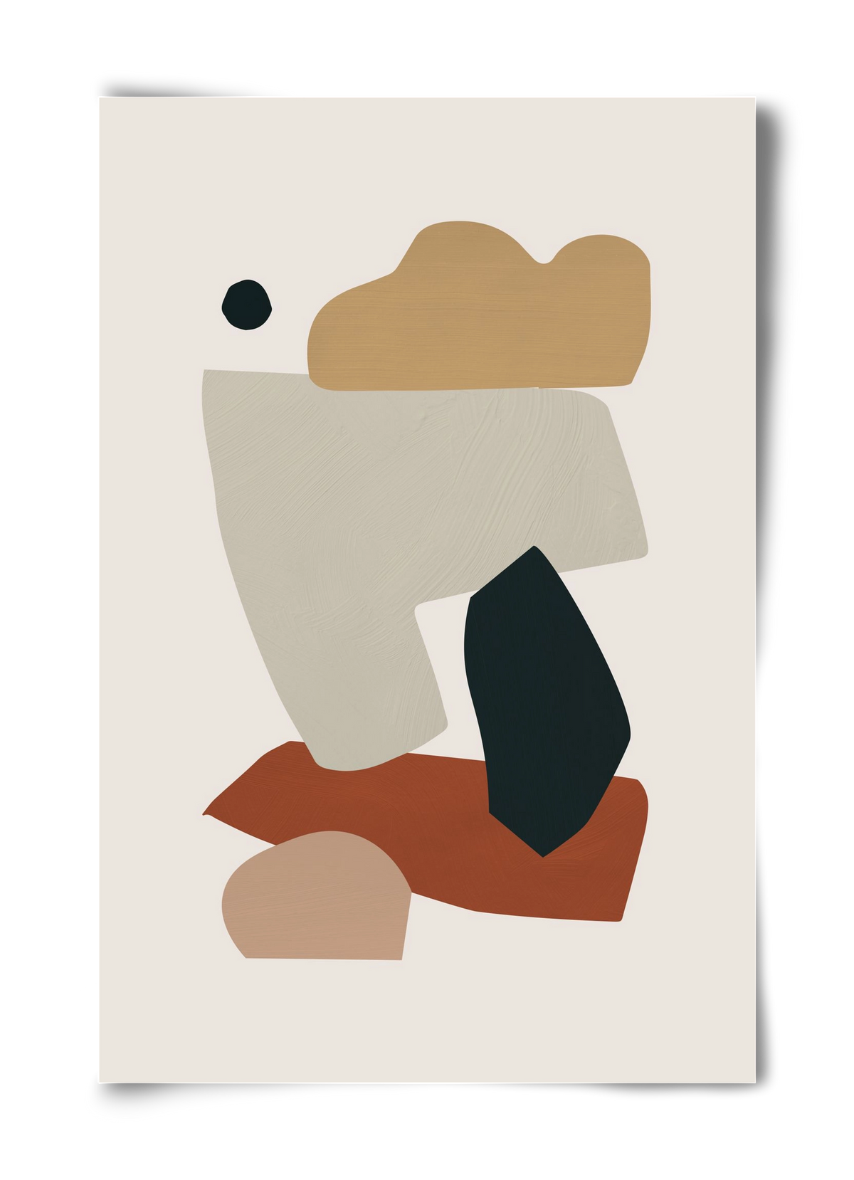 Collage Earth I, 40x60 cm, Keret nélkül