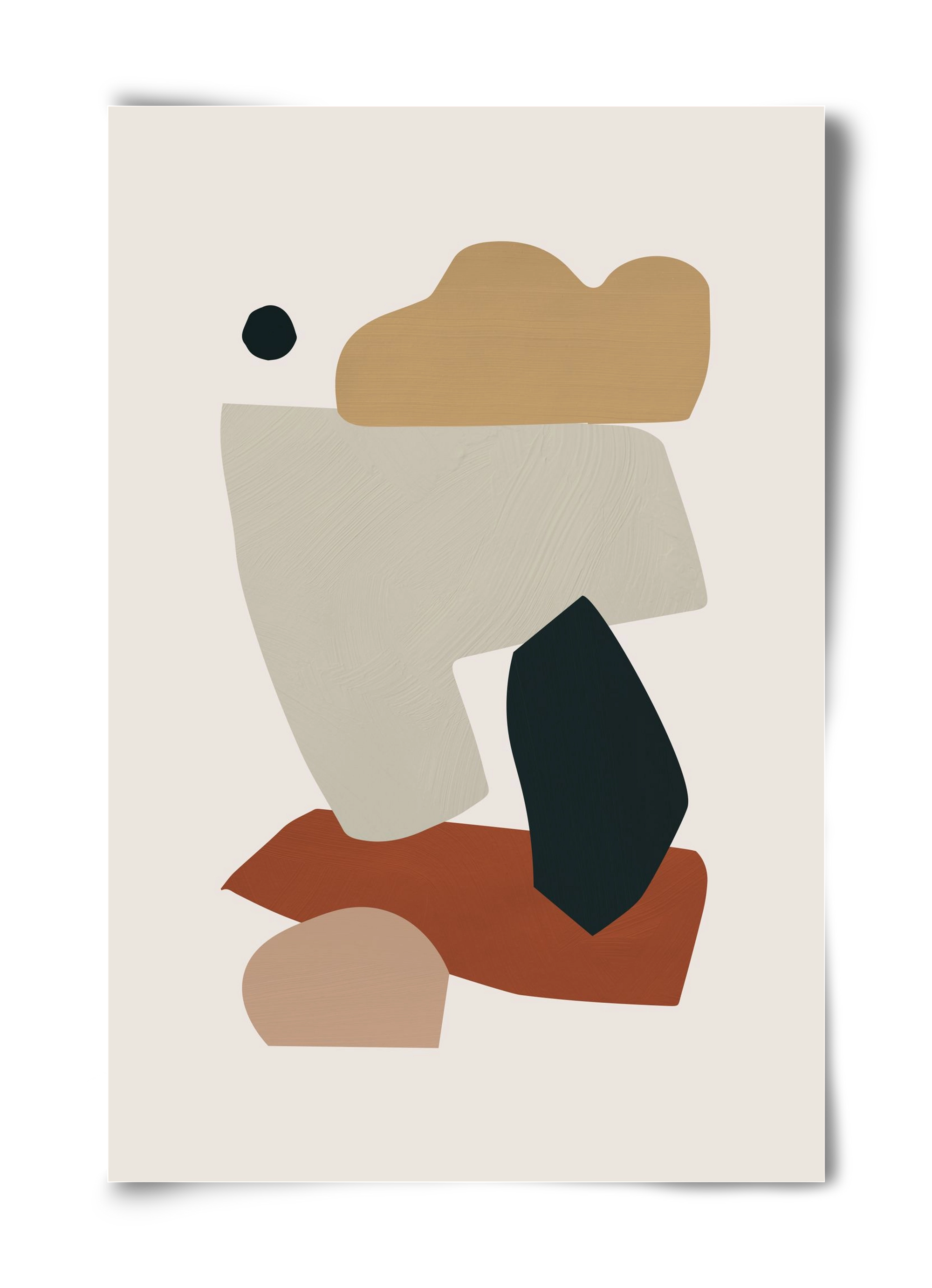 Collage Earth I, 40x60 cm, Keret nélkül