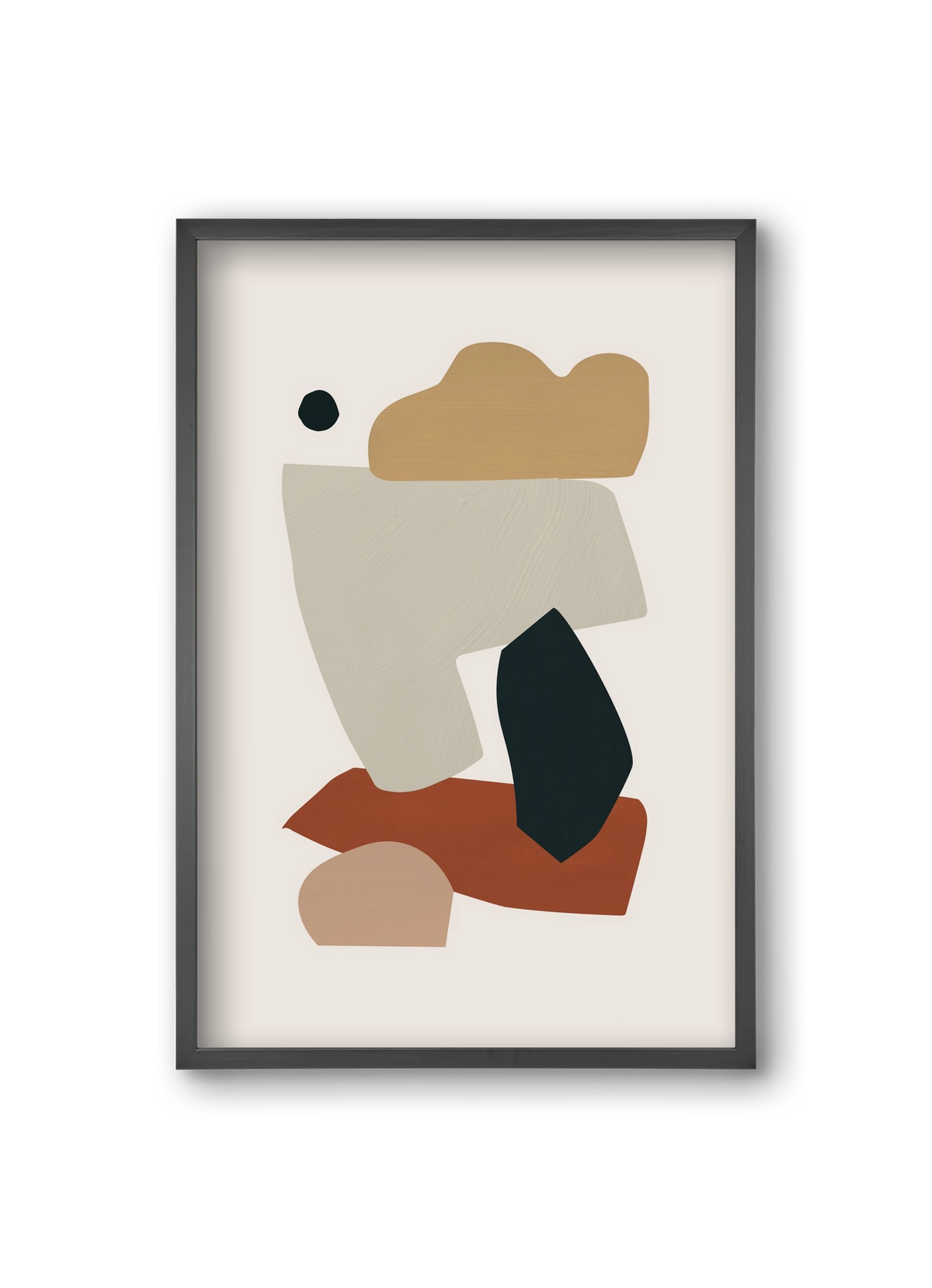 Collage Earth I, 20x30 cm (20x30 cm), Fekete keret