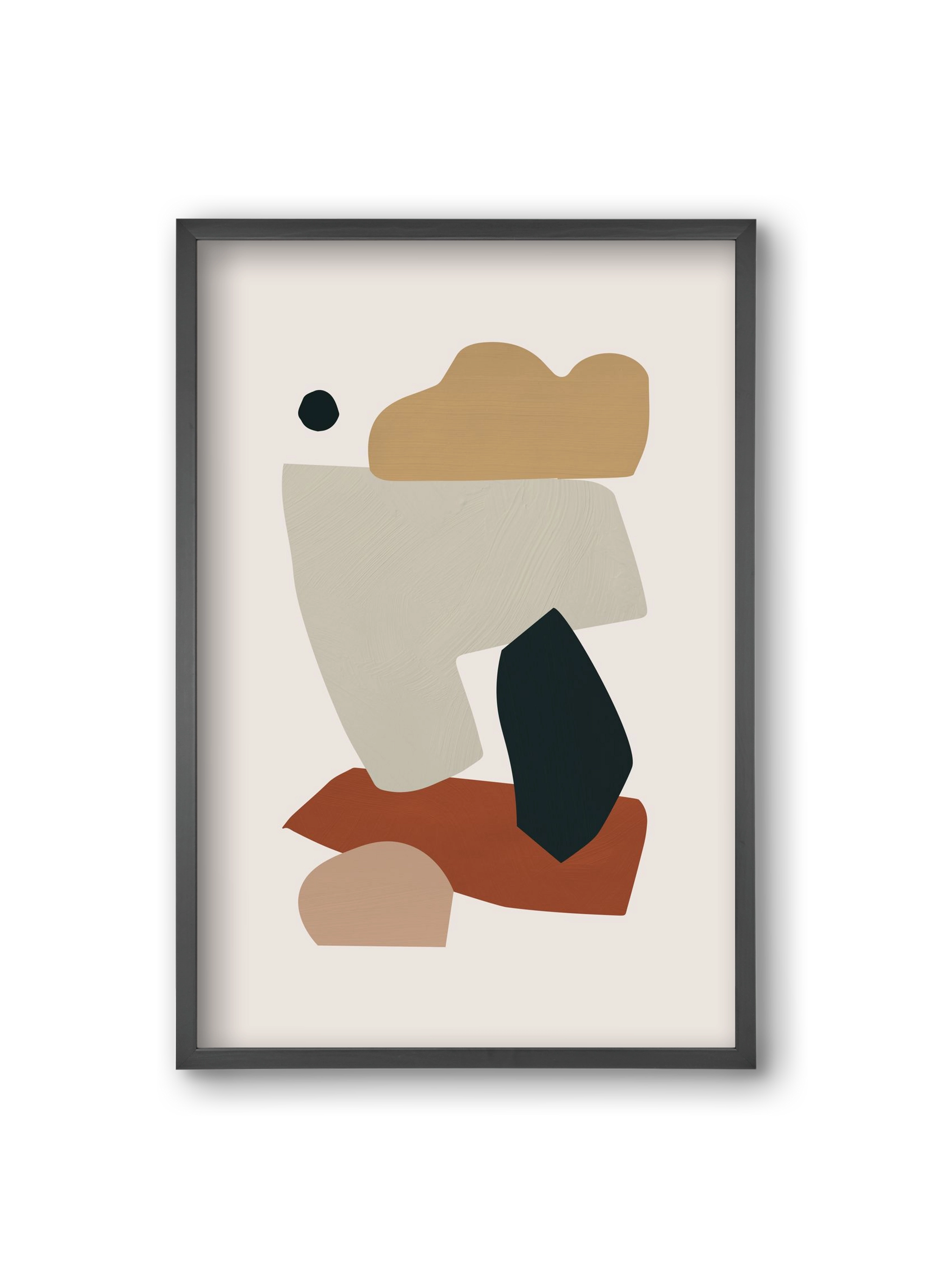 Collage Earth I, 20x30 cm (20x30 cm), Fekete keret