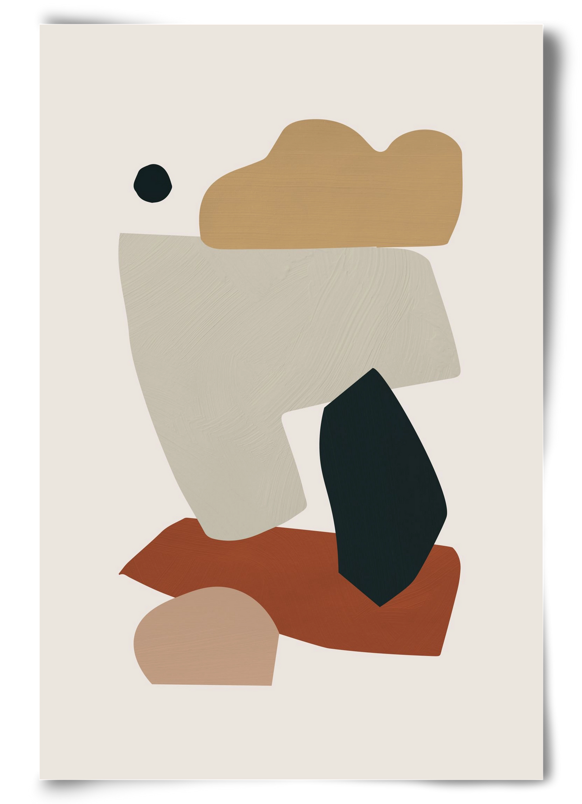 Collage Earth I, 60x90 cm, Keret nélkül