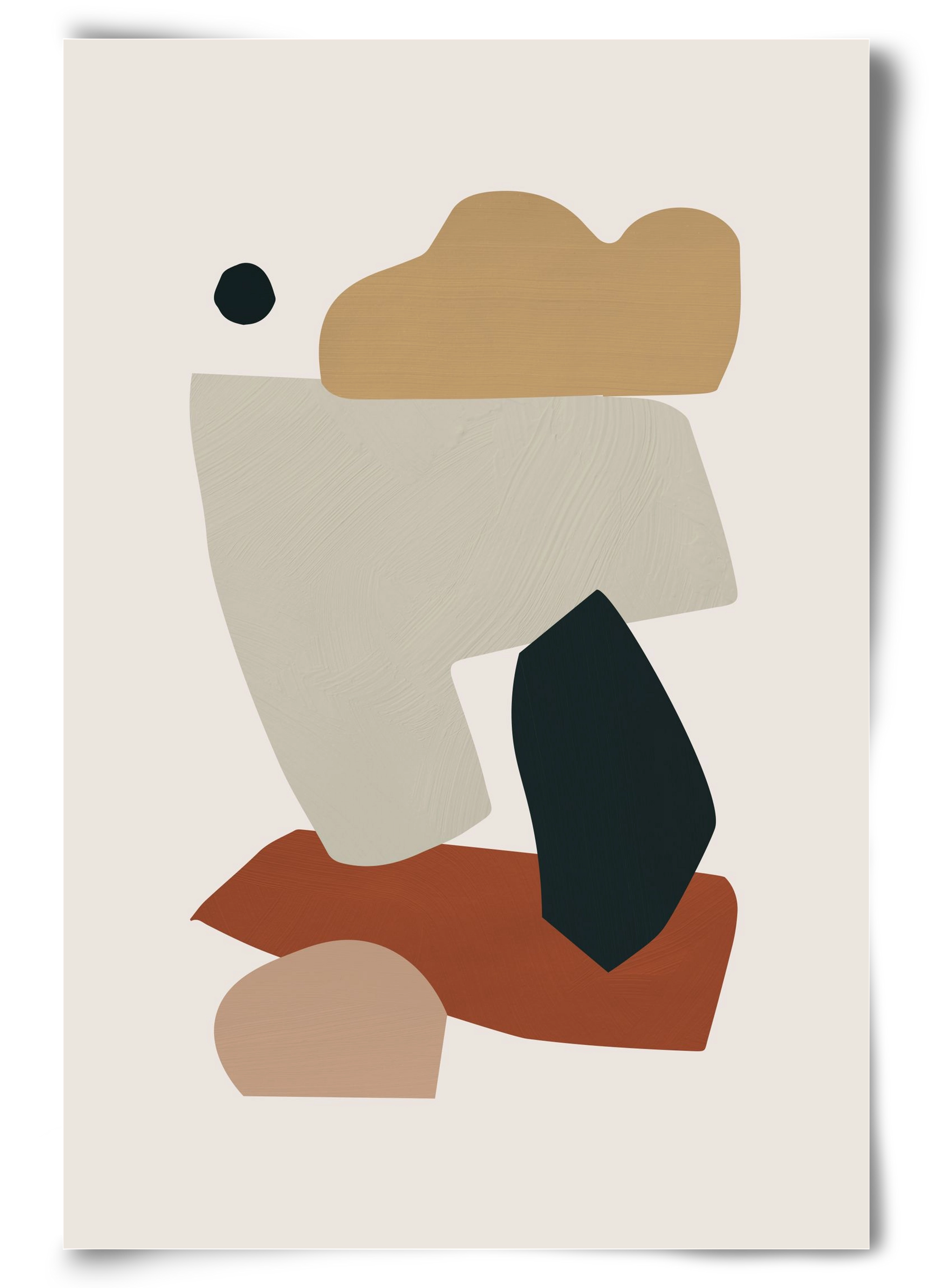 Collage Earth I, 60x90 cm, Keret nélkül