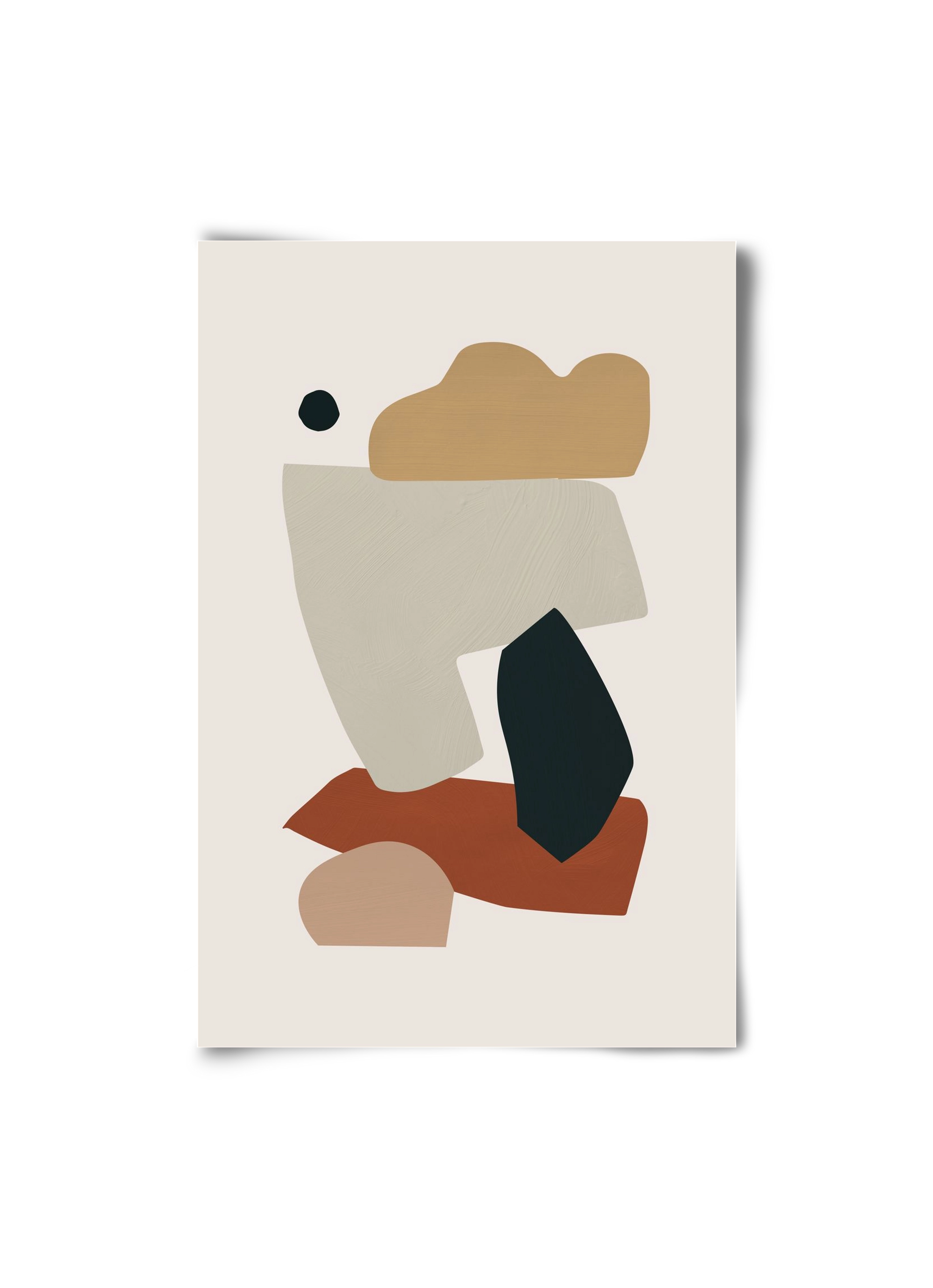 Collage Earth I, 20x30 cm, Keret nélkül