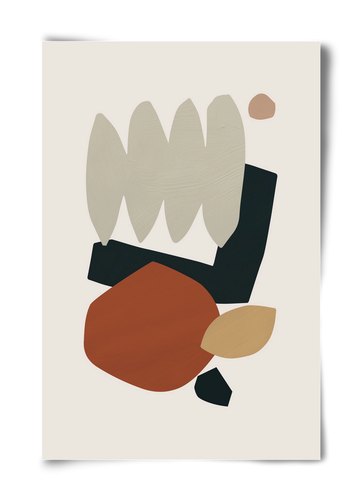 Collage Earth II, 40x60 cm, Keret nélkül