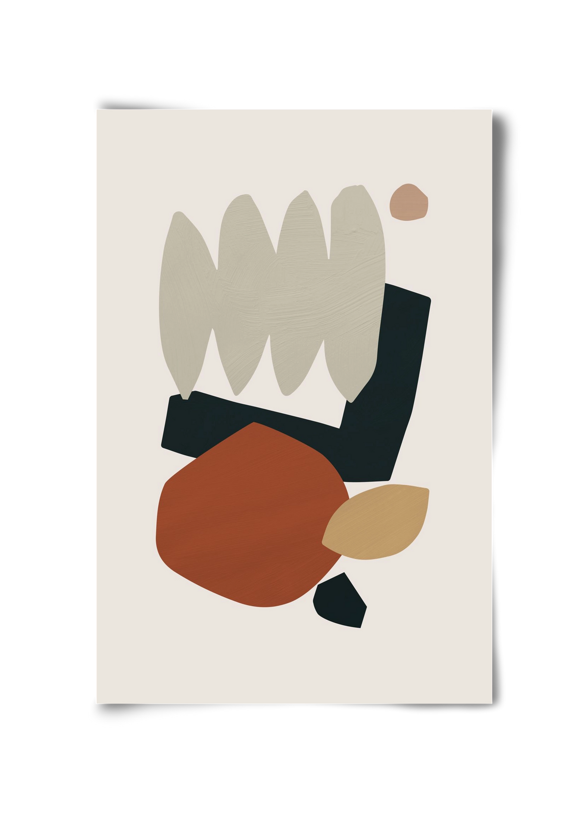 Collage Earth II, 30x45 cm, Keret nélkül