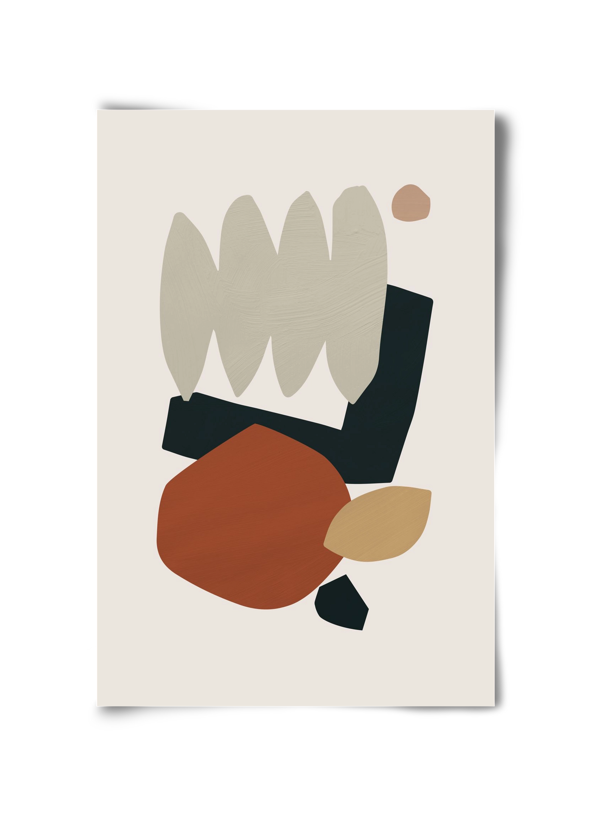 Collage Earth II, 30x45 cm, Keret nélkül