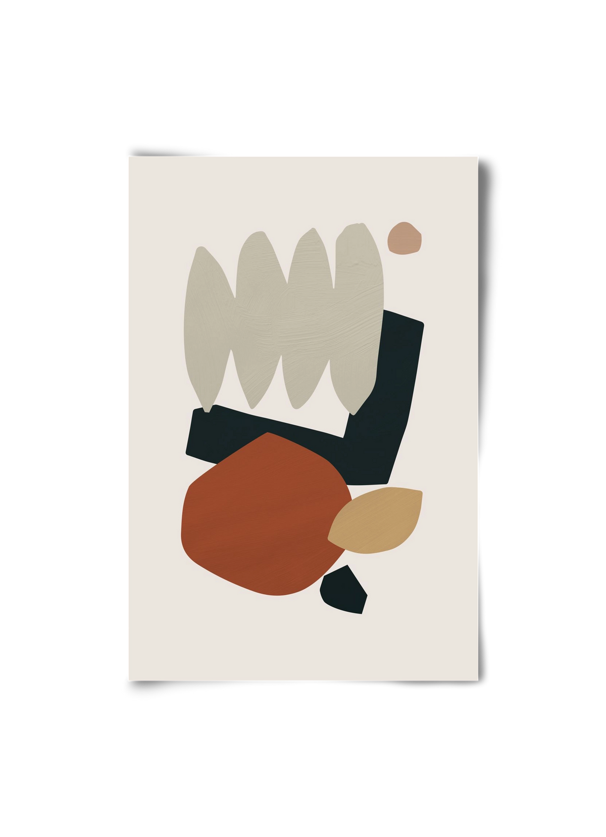 Collage Earth II, 20x30 cm, Keret nélkül