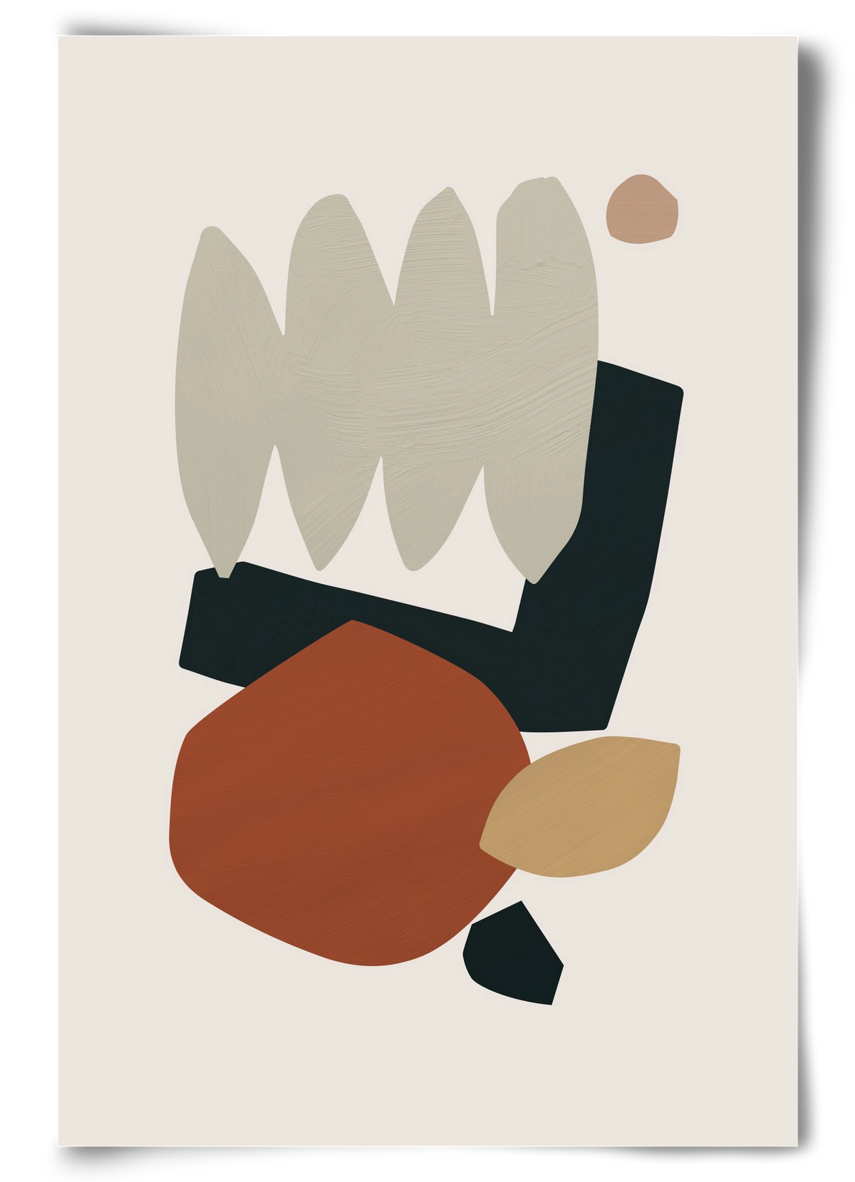 Collage Earth II, 60x90 cm, Keret nélkül