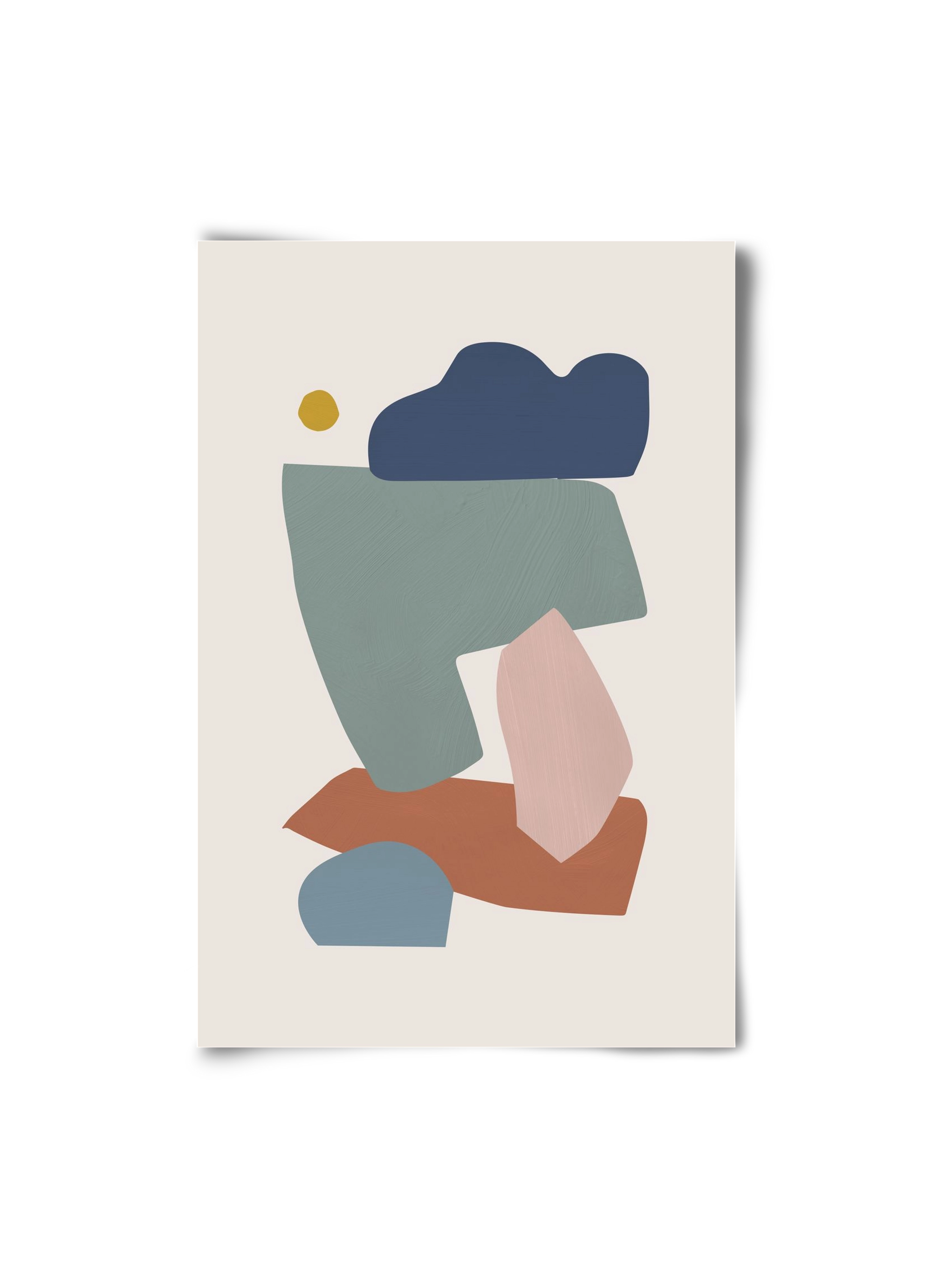 Collage Pastel I, 20x30 cm, Keret nélkül