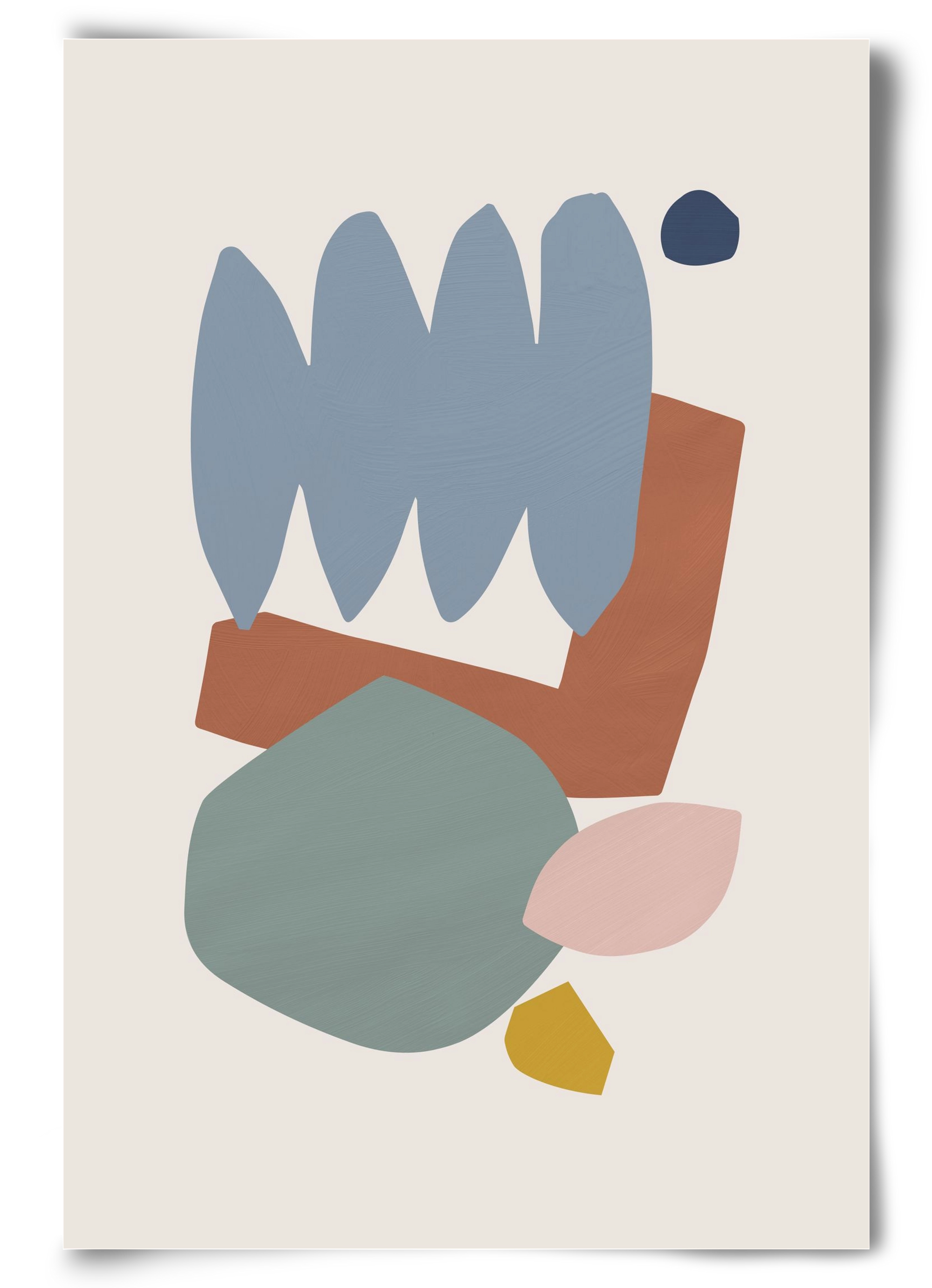 Collage Pastel II, 60x90 cm, Keret nélkül