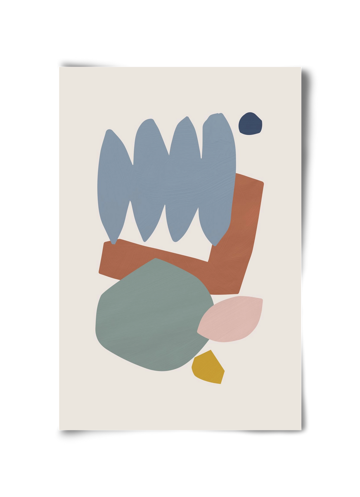 Collage Pastel II, 30x45 cm, Keret nélkül