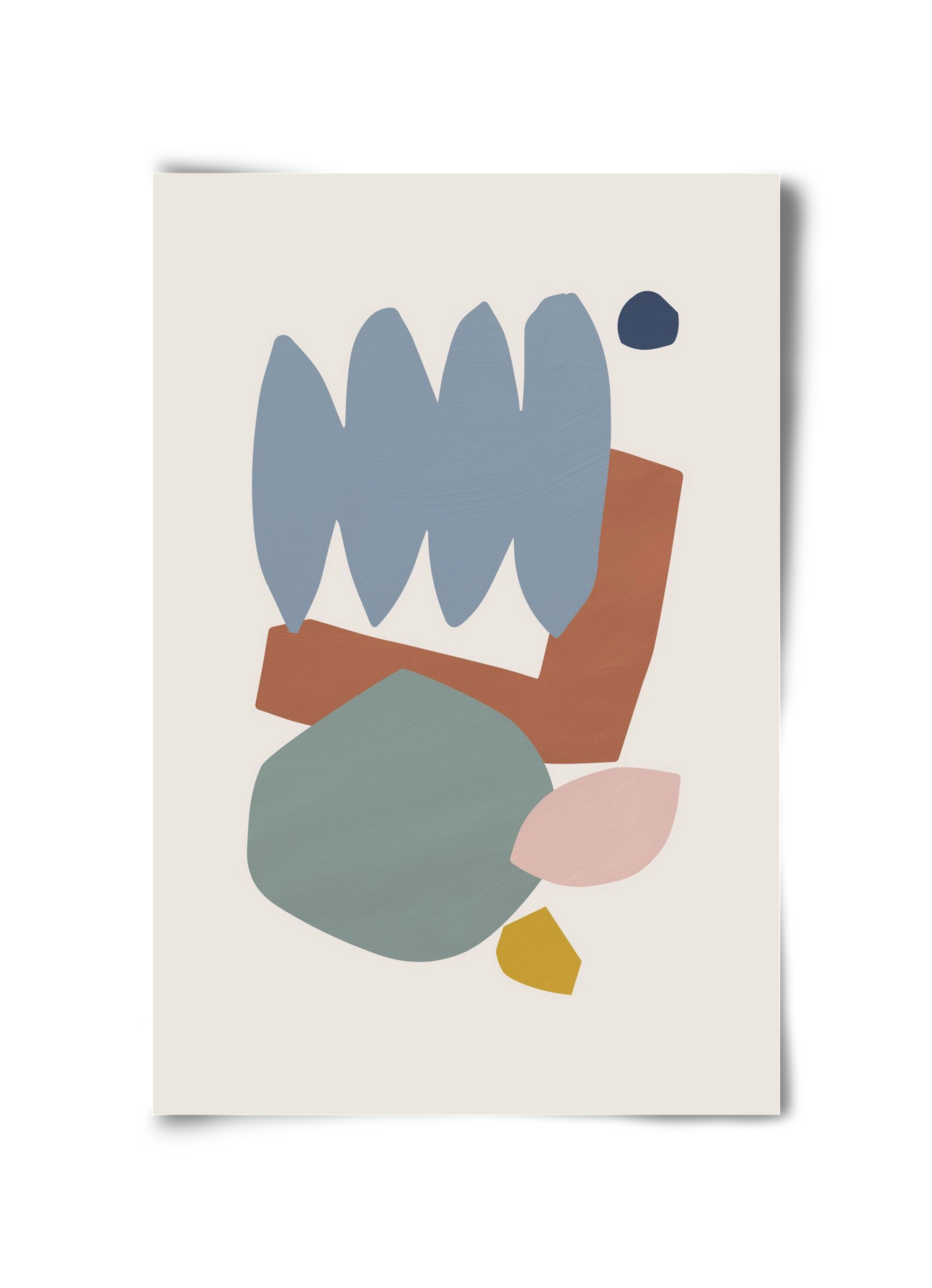 Collage Pastel II, 30x45 cm, Keret nélkül