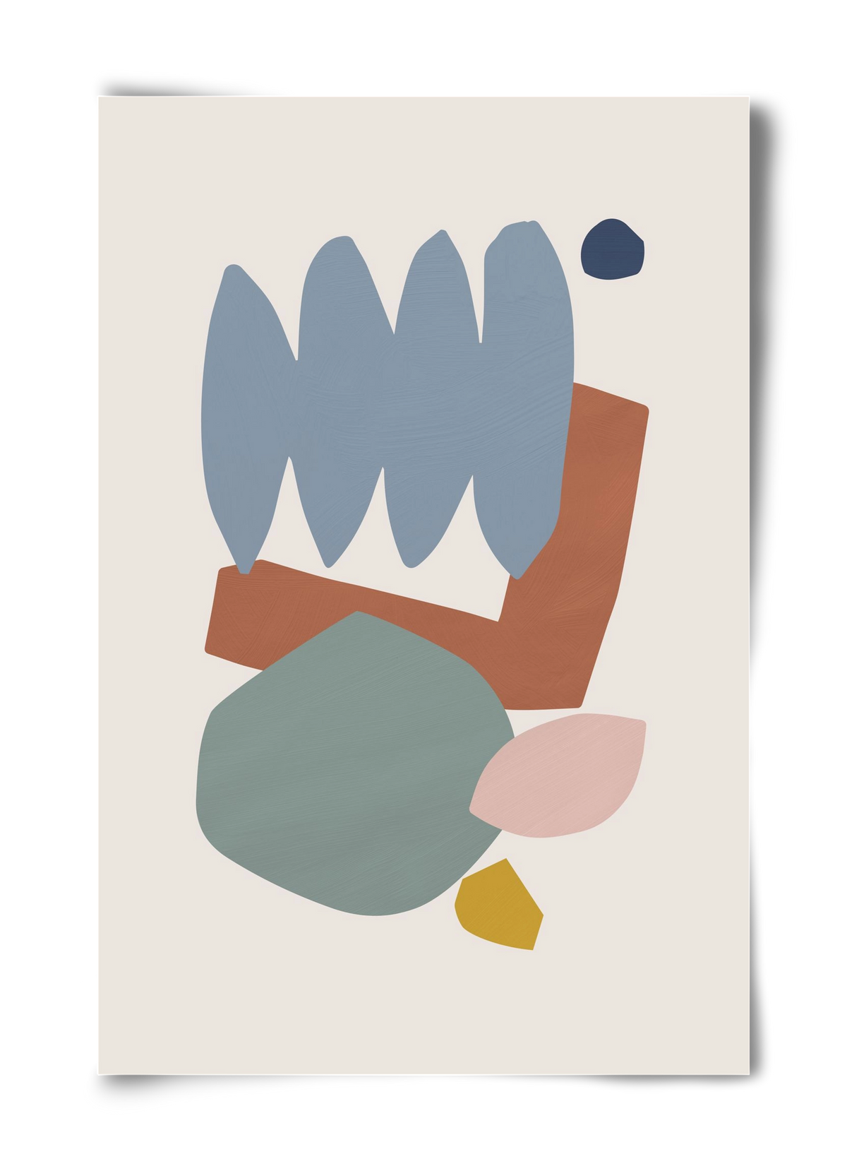 Collage Pastel II, 40x60 cm, Keret nélkül