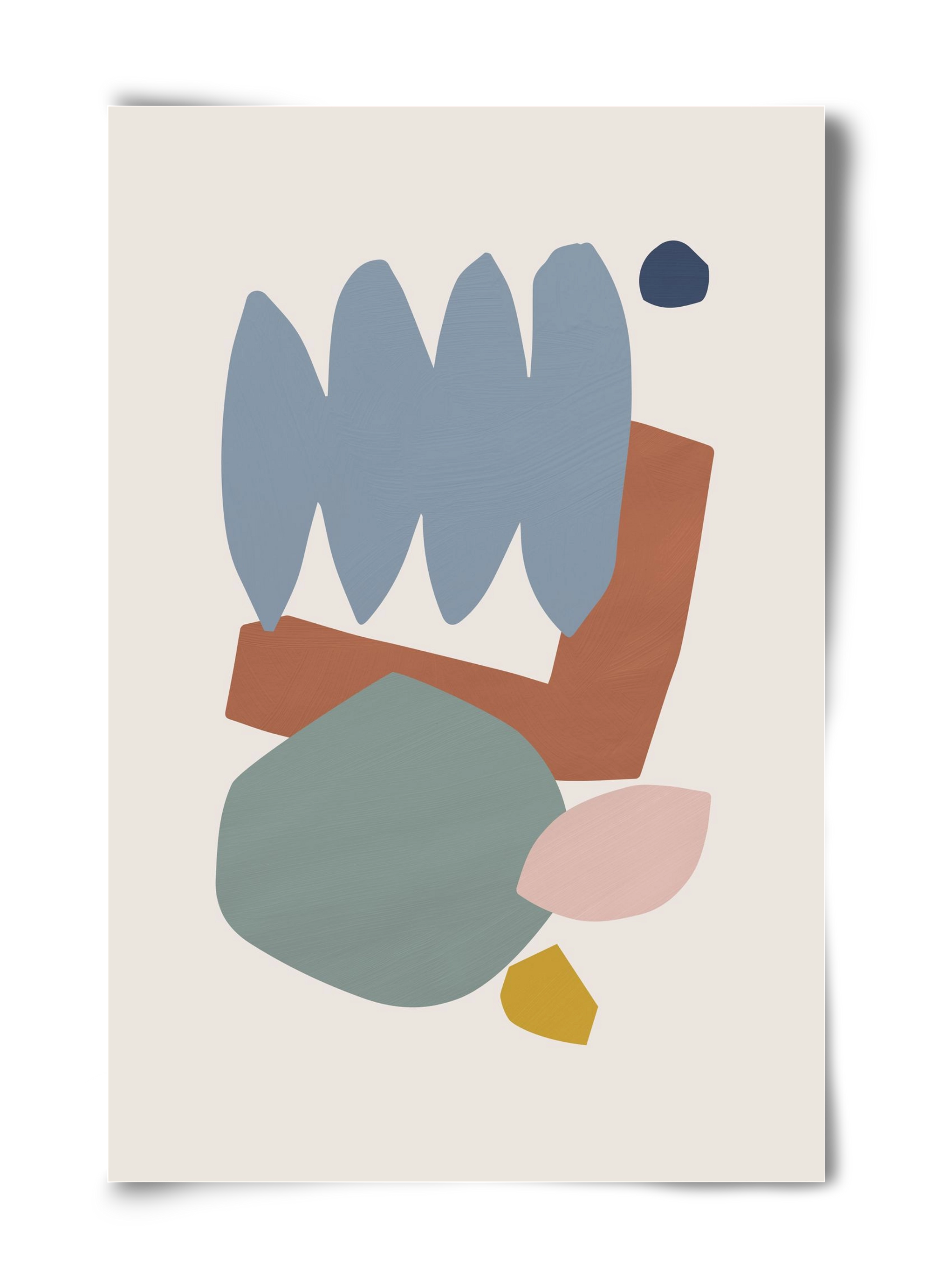 Collage Pastel II, 40x60 cm, Keret nélkül