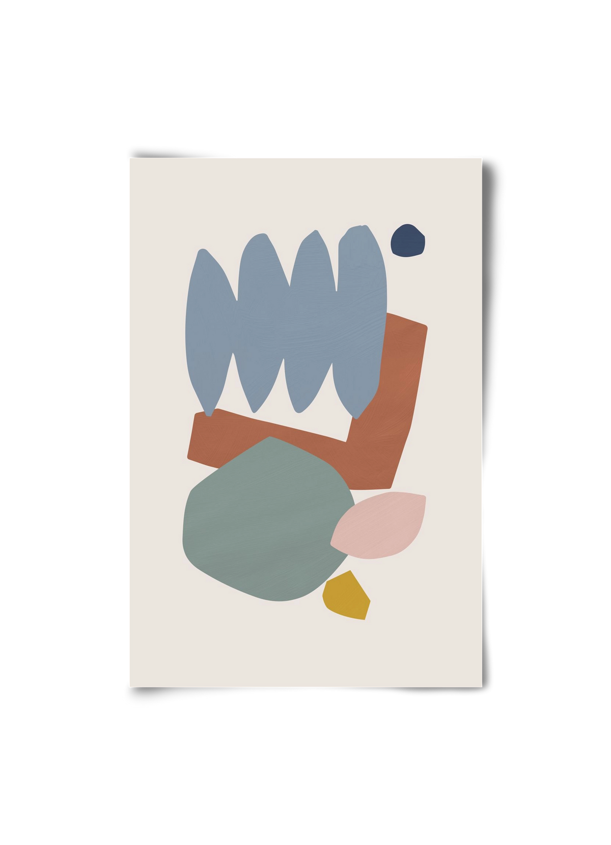 Collage Pastel II, 20x30 cm, Keret nélkül